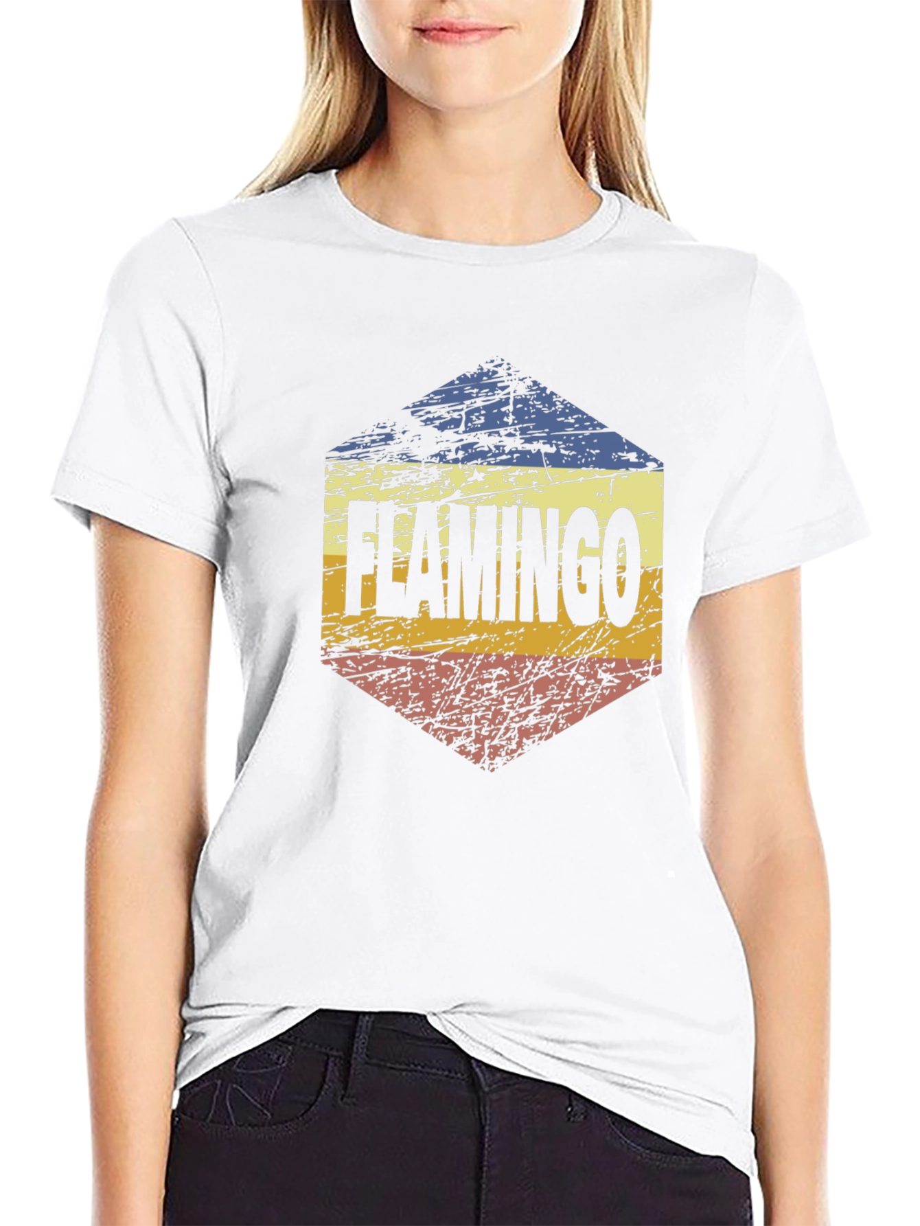 Retro Flamingo T-Shirt - Stylish Graphic Tee