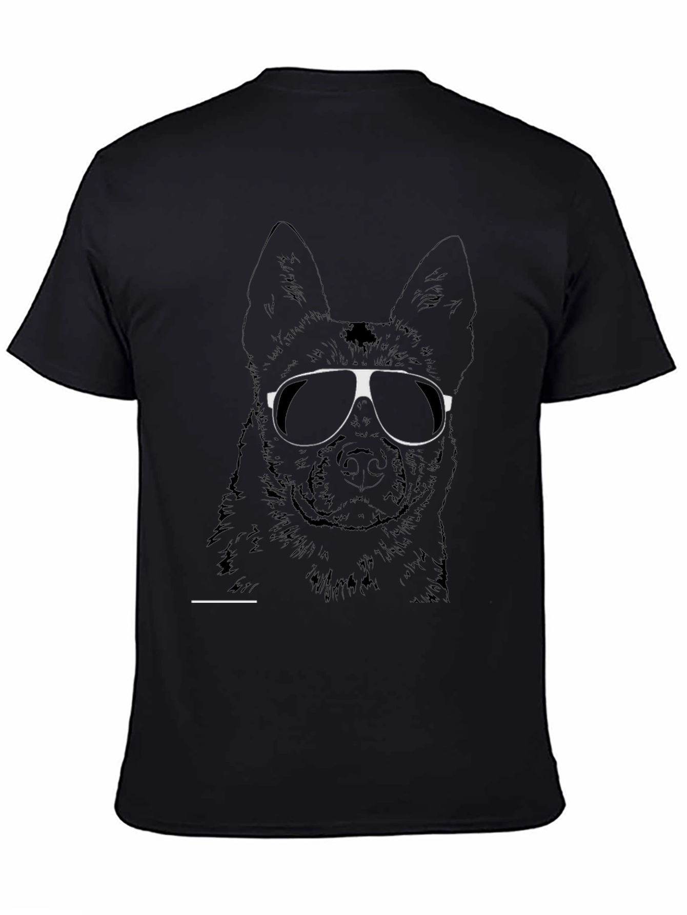 Cool Dog T-Shirt - Black Graphic Tee