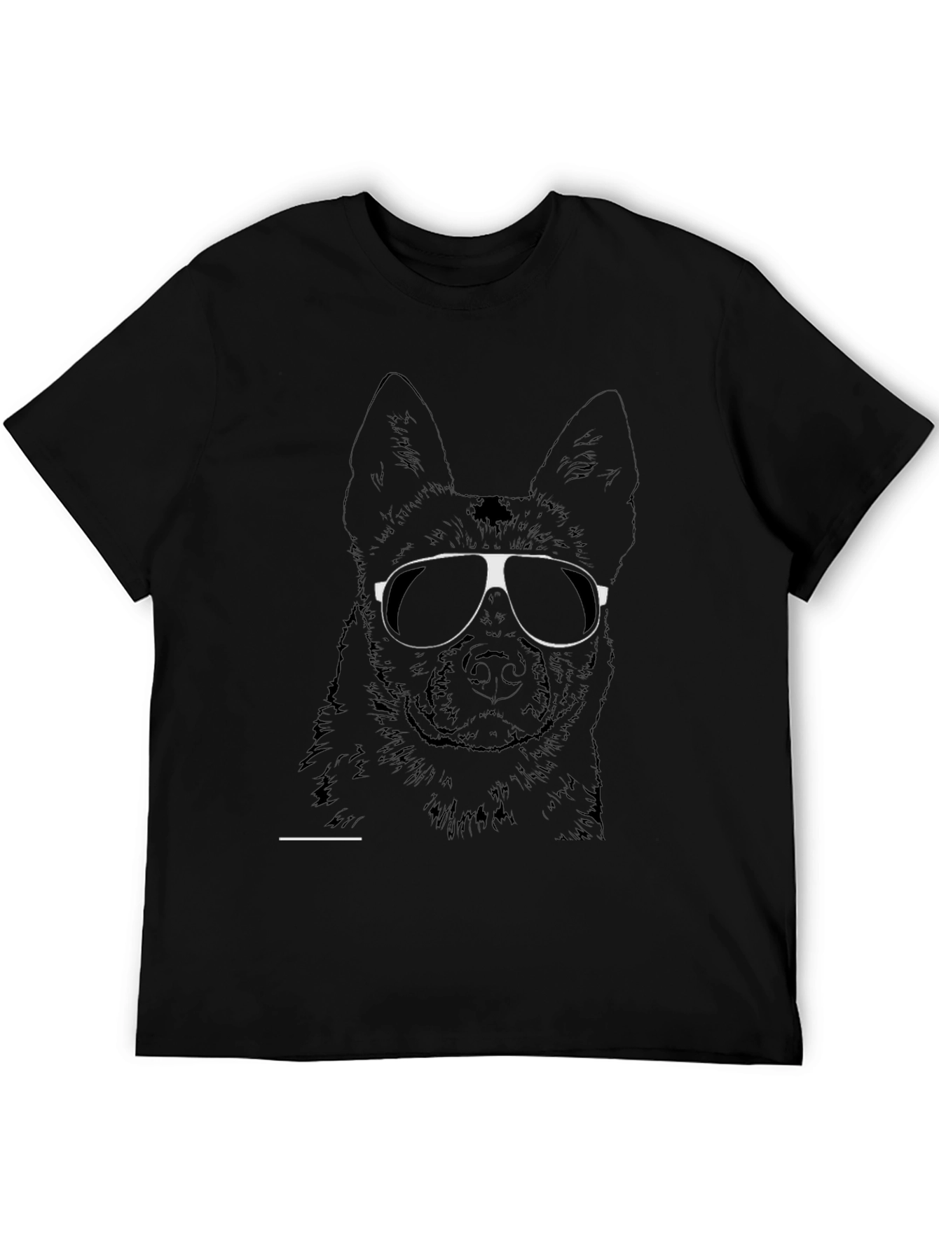 Cool Dog T-Shirt - Black Graphic Tee