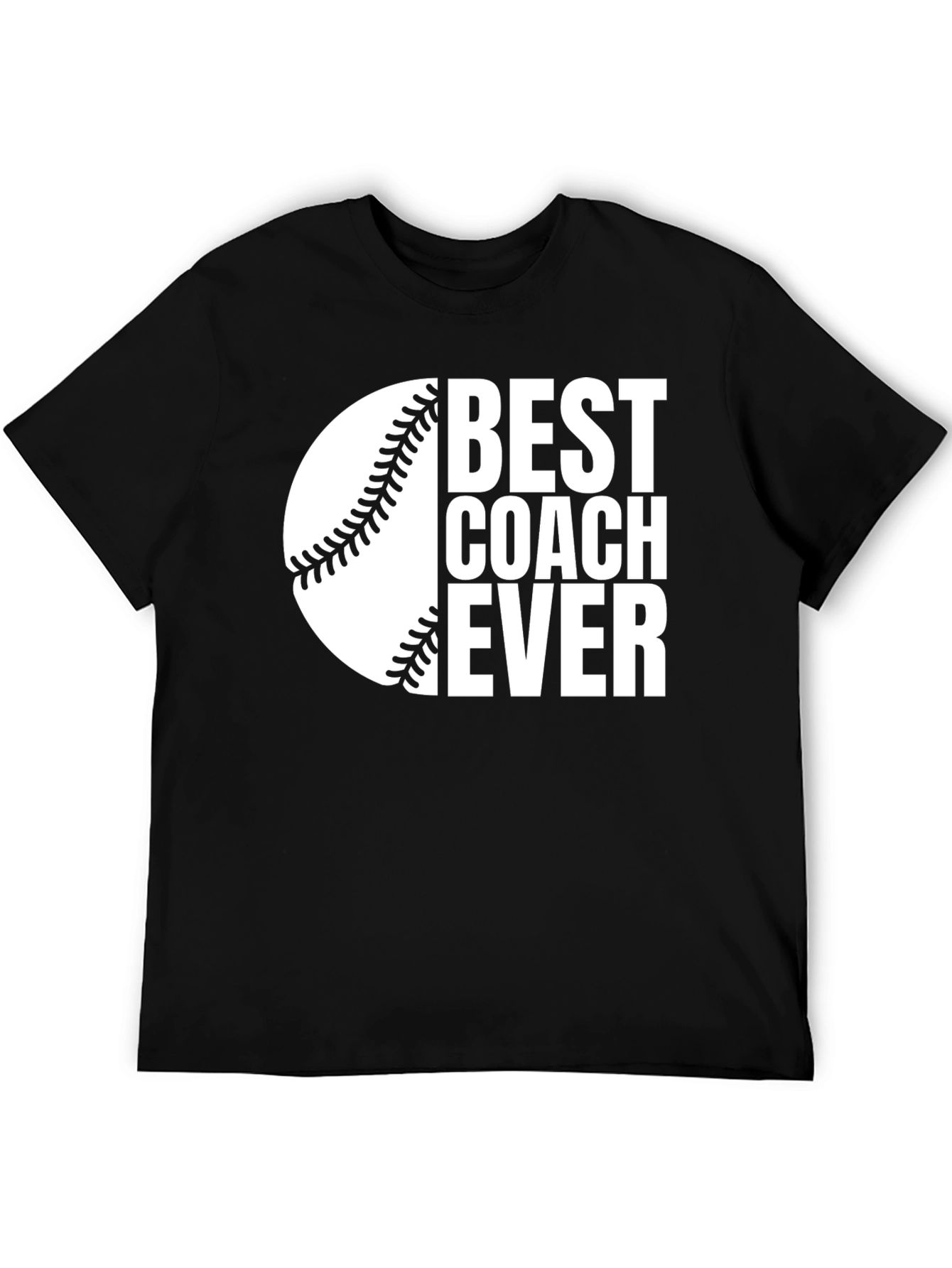 Best Coach Ever Baseball Graphic Tee