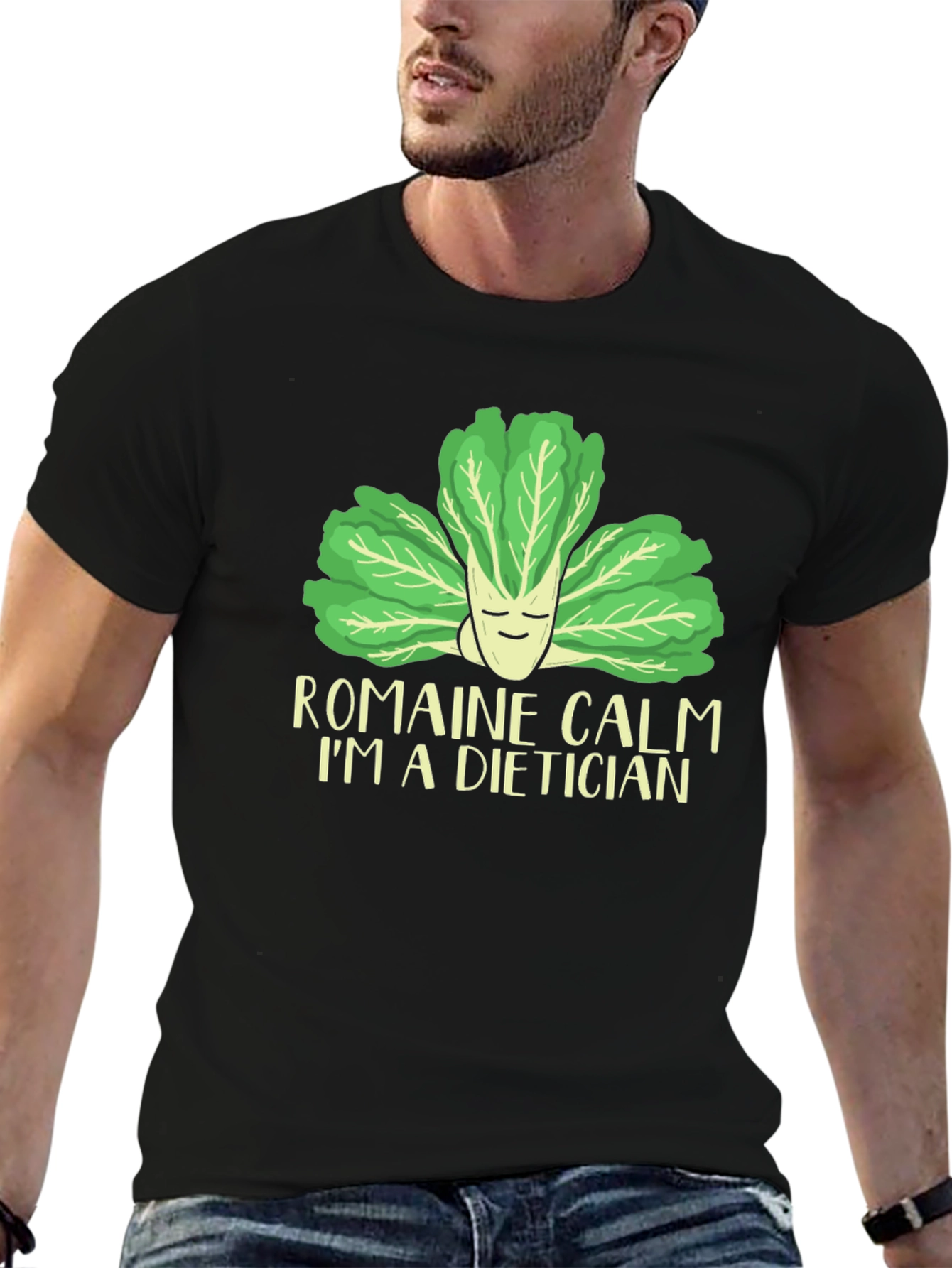 Romaine Calm Dietician T-Shirt - Funny Nutrition Tee