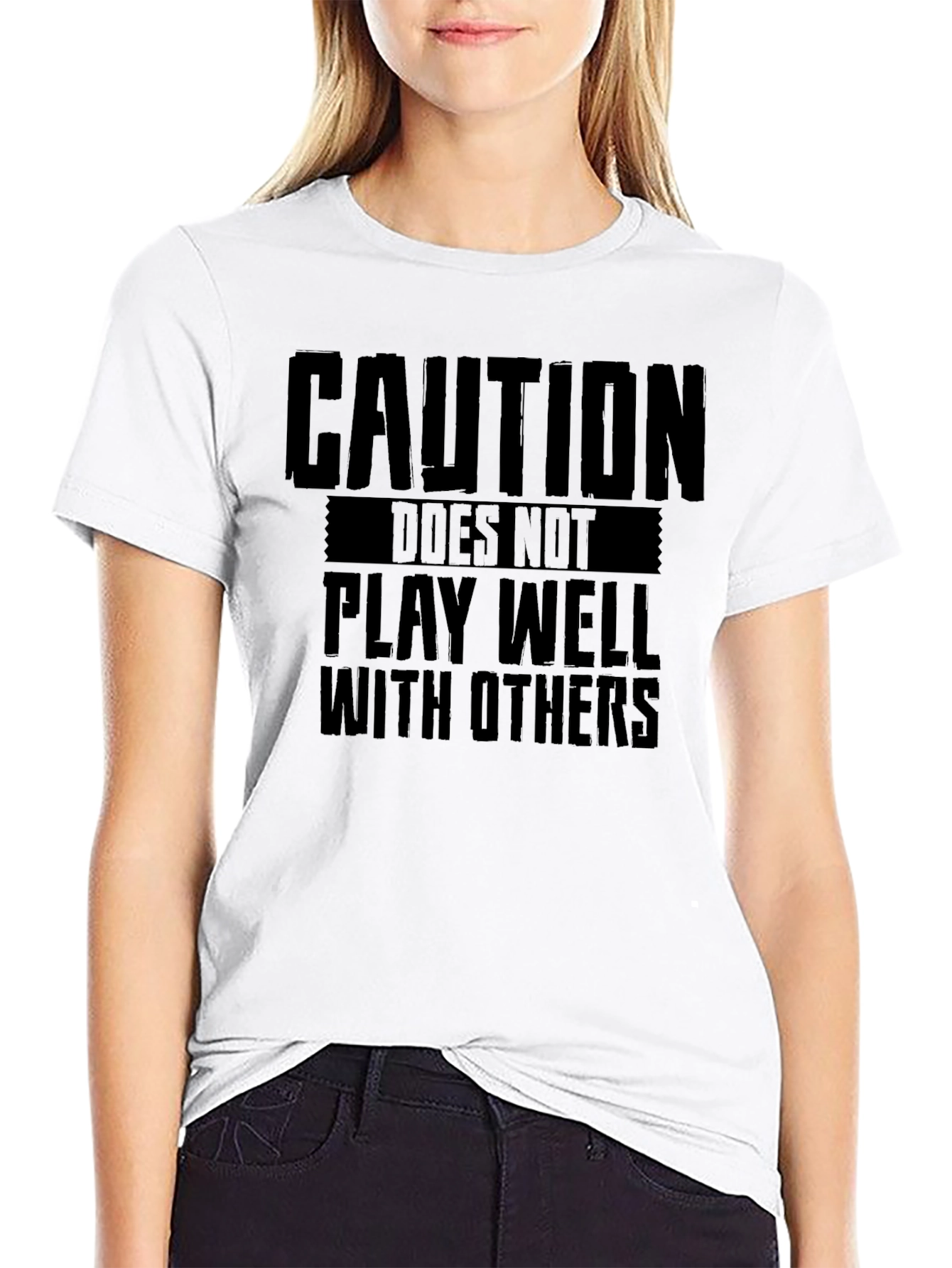 Caution: Does Not Play Well With Others T-Shirt