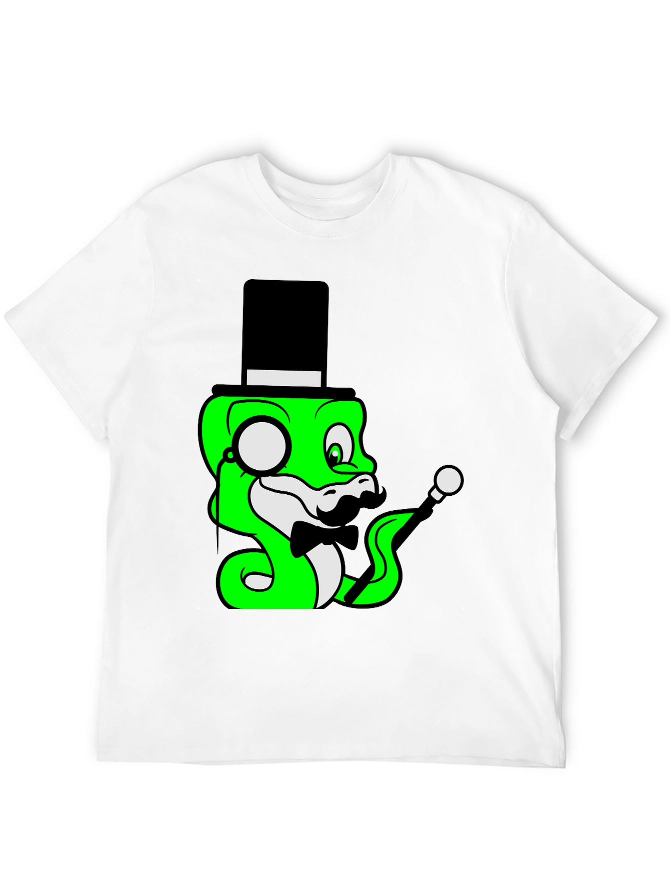Dapper Snake Tee - Cartoon Style