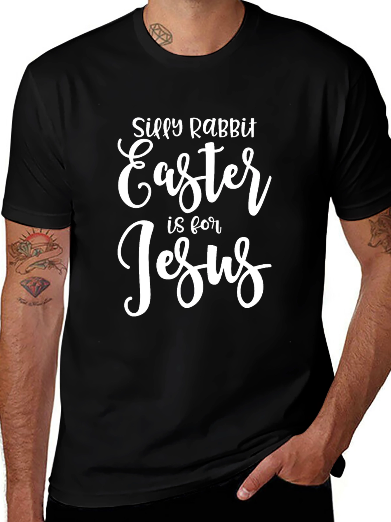 Silly Rabbit Easter is for Jesus Tee