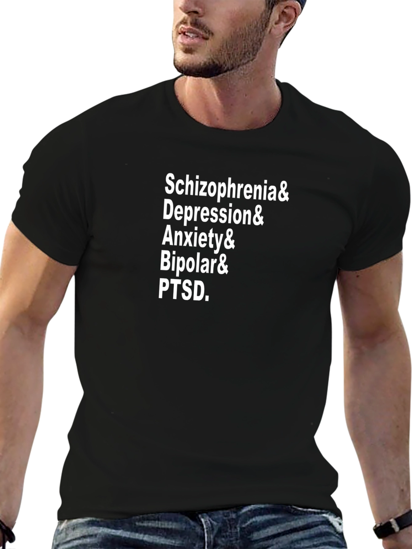 Mental Health Awareness T-Shirt: Schizophrenia Depression PTSD