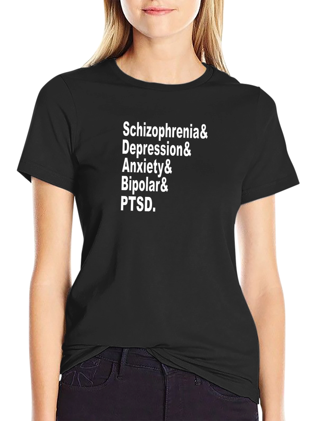 Mental Health Awareness T-Shirt: Schizophrenia Depression PTSD