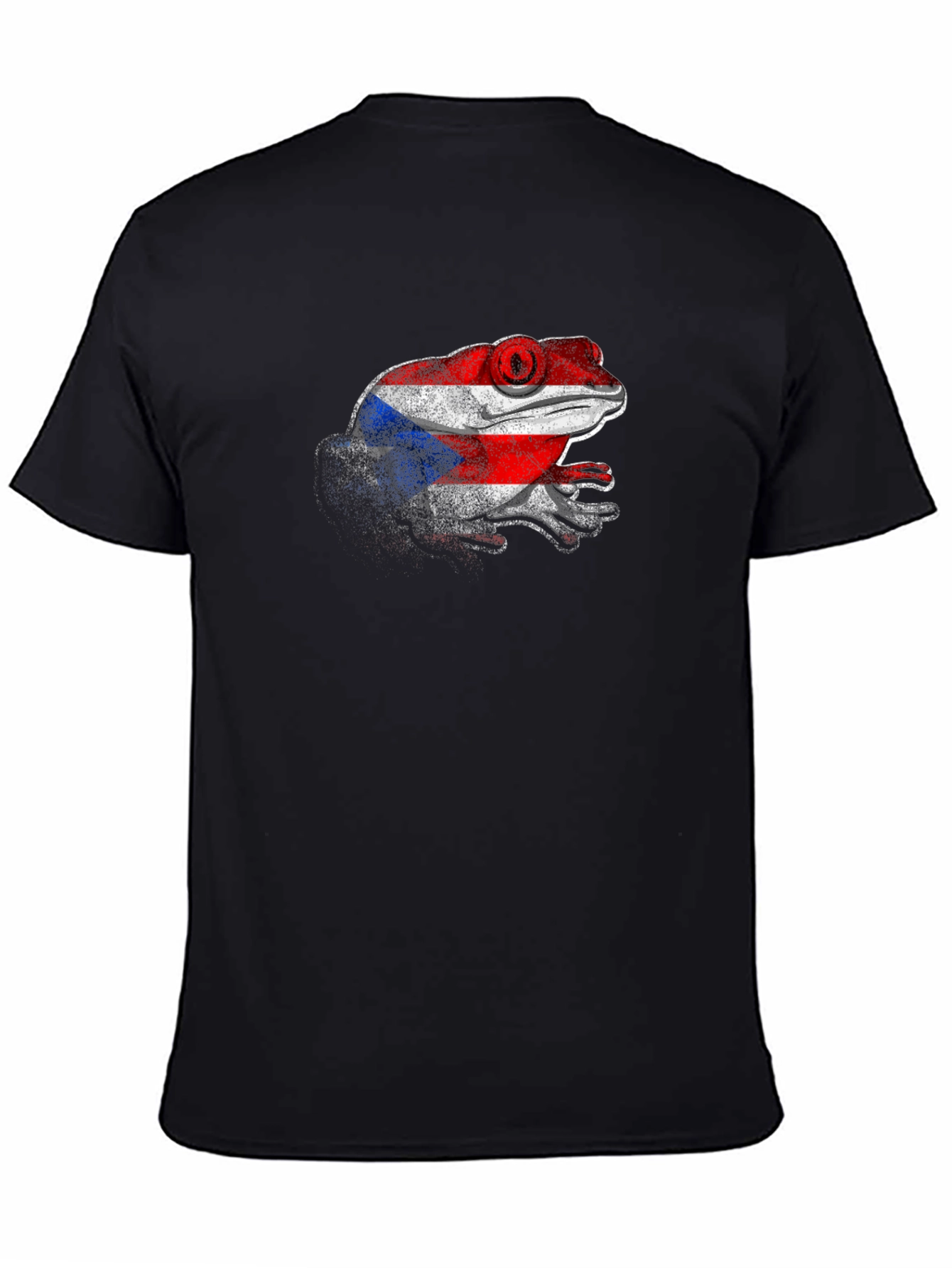 Puerto Rico Flag Coqui Frog Graphic T-Shirt