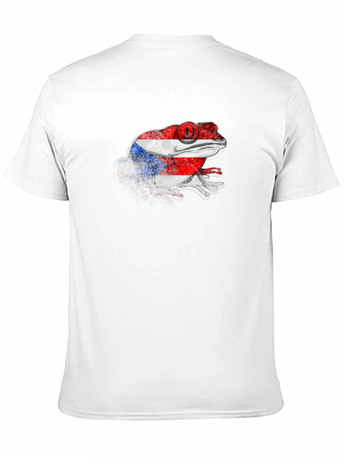 Puerto Rico Flag Coqui Frog Graphic T-Shirt