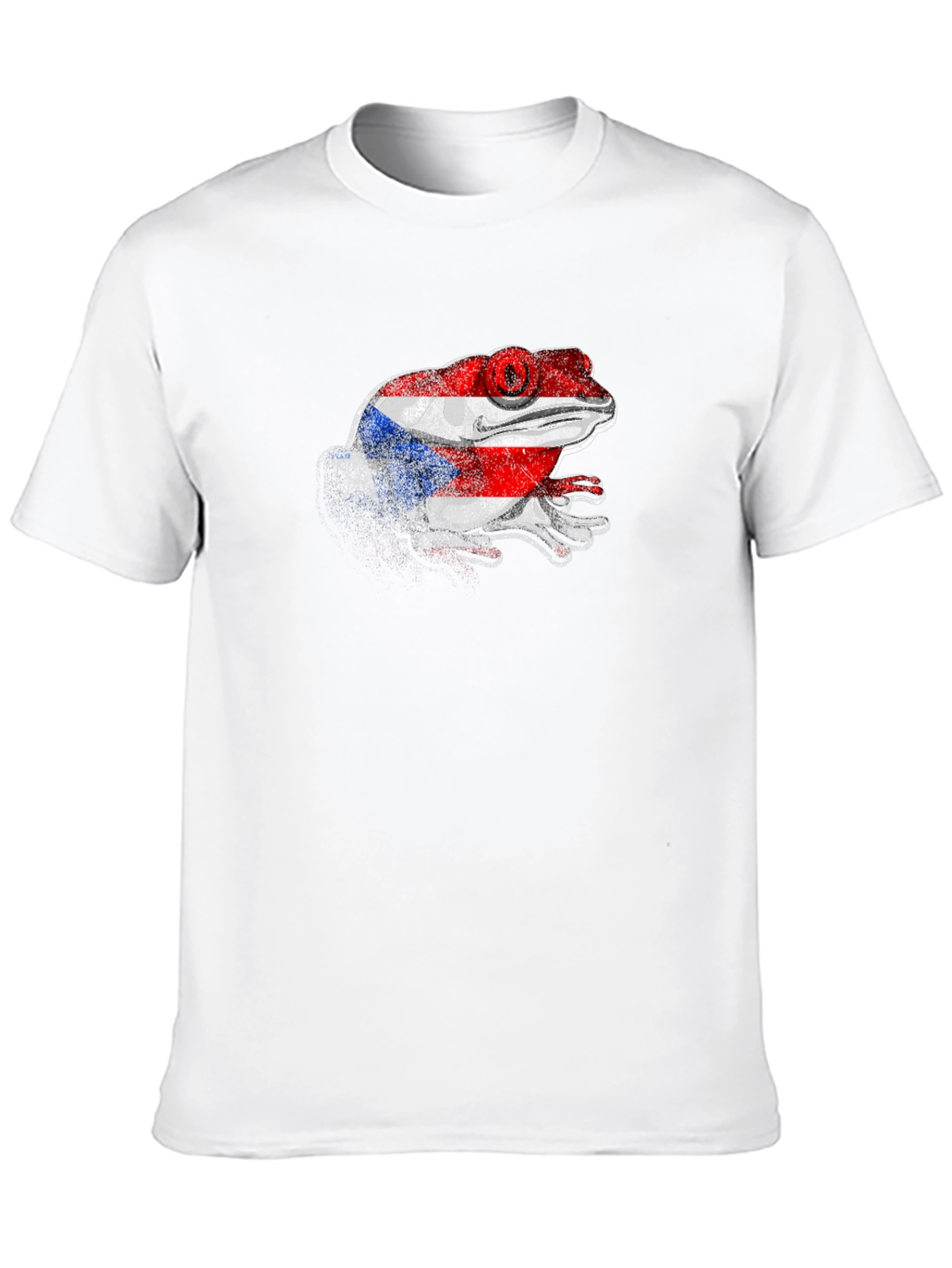 Puerto Rico Flag Coqui Frog Graphic T-Shirt