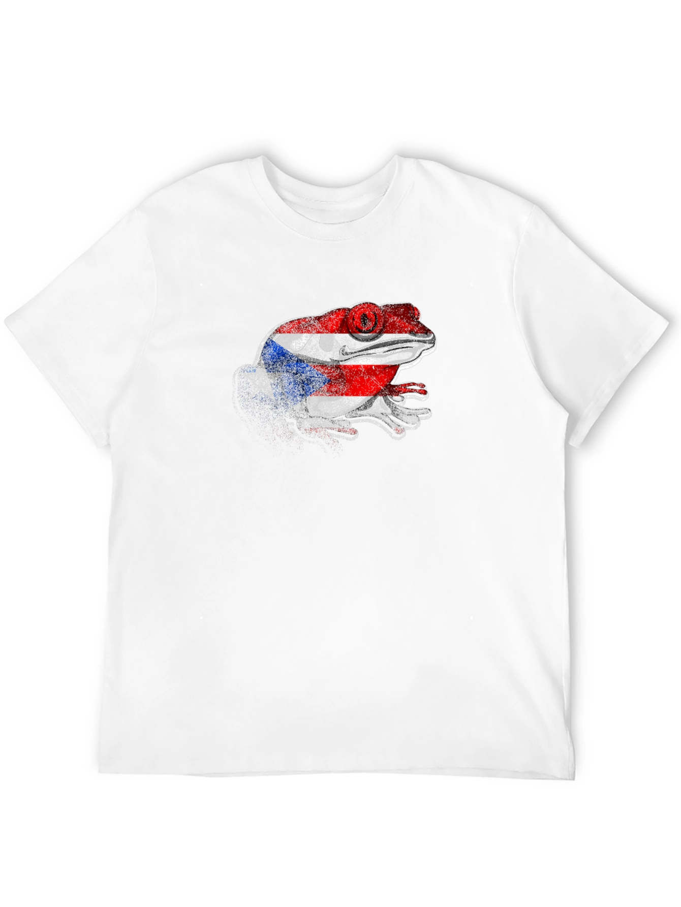 Puerto Rico Flag Coqui Frog Graphic T-Shirt
