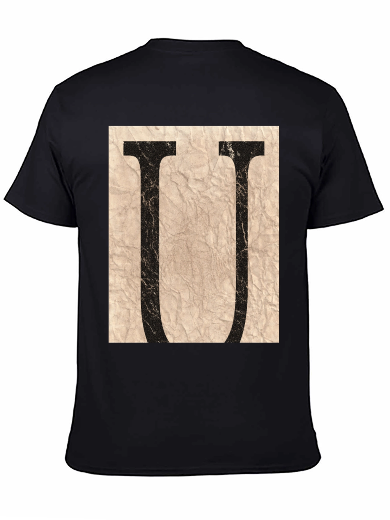 Letter U Graphic Tee - Stylish Unisex T-Shirt