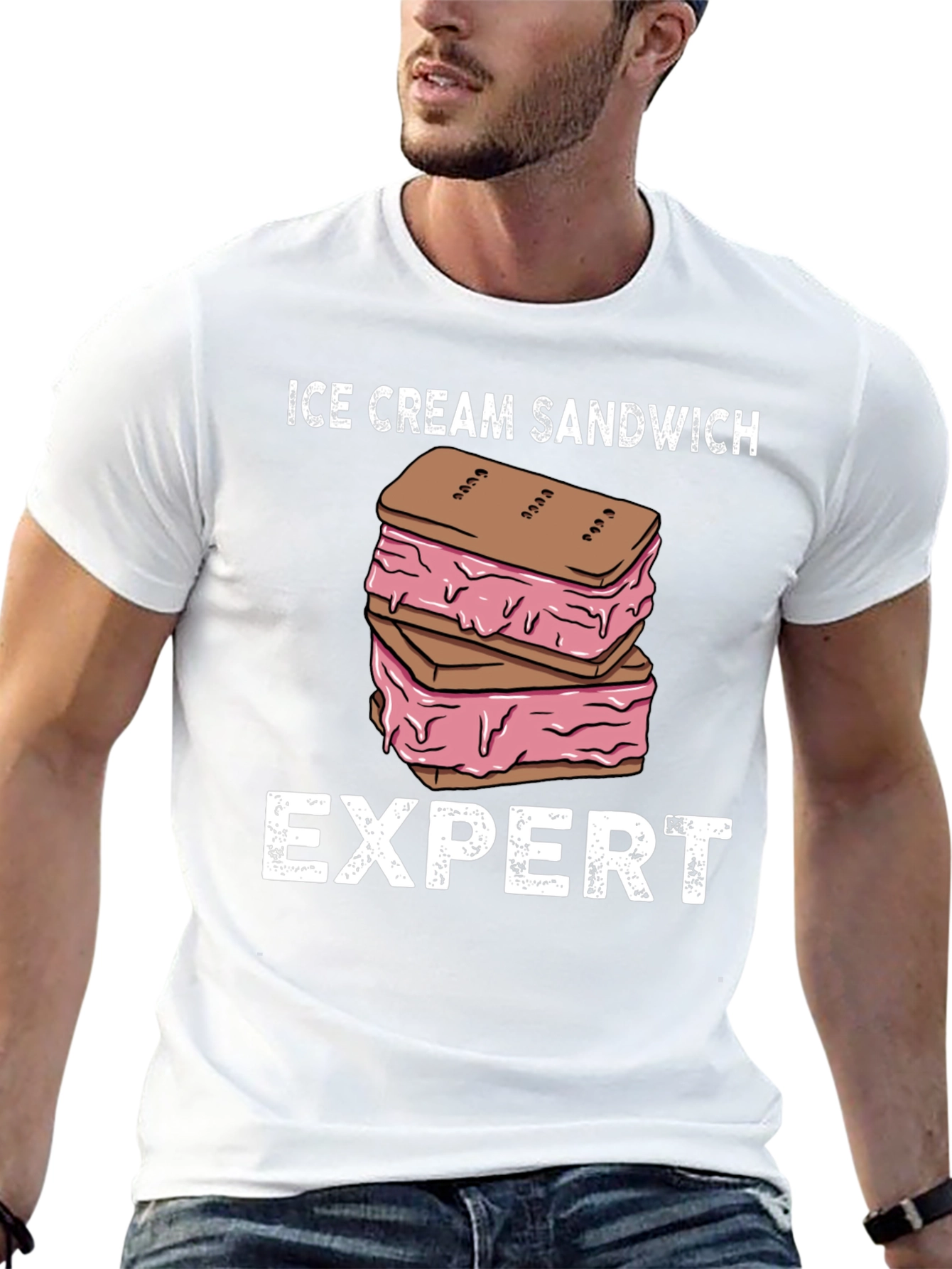 Ice Cream Sandwich Expert Graphic T-Shirt