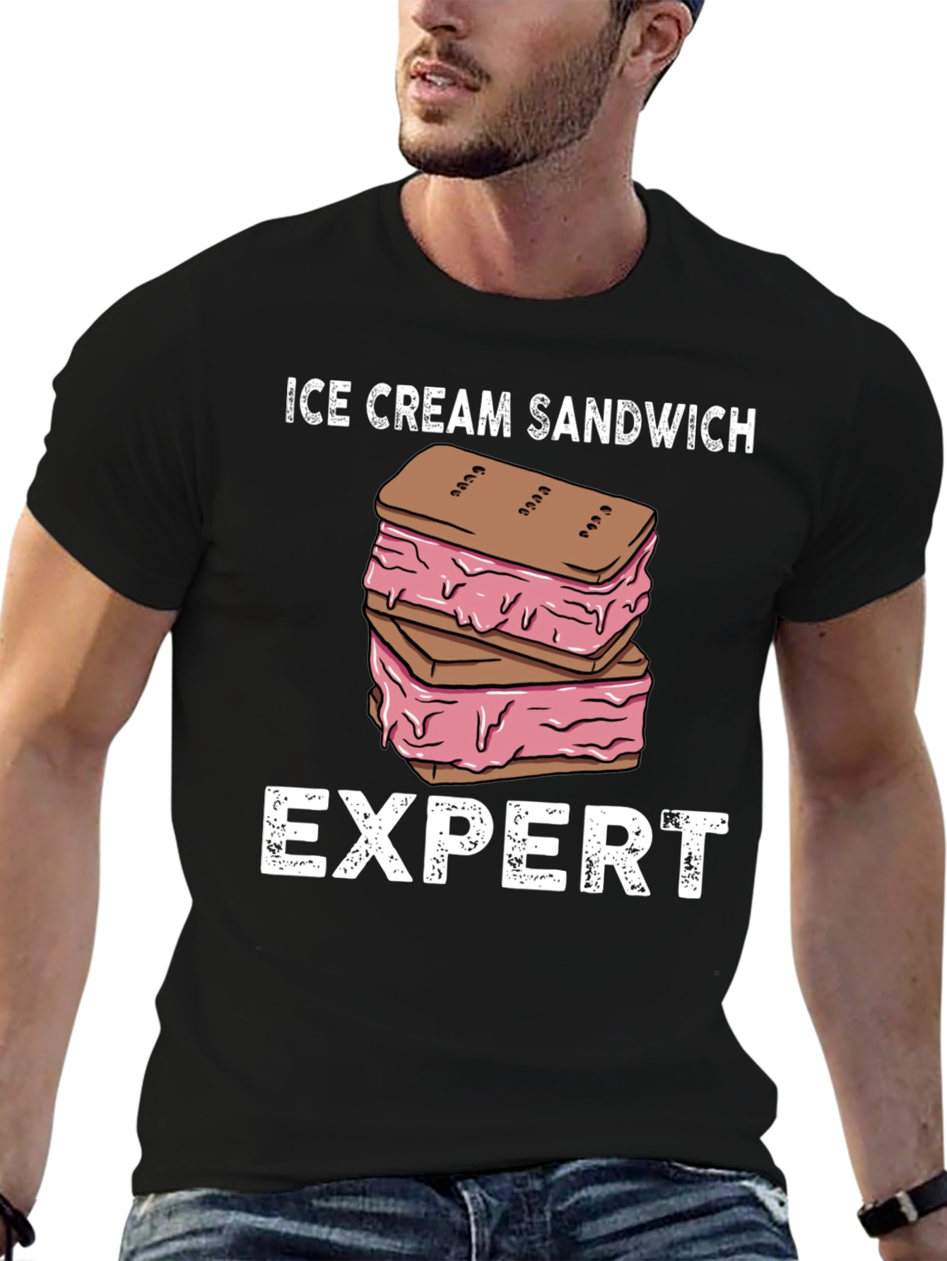 Ice Cream Sandwich Expert Graphic T-Shirt
