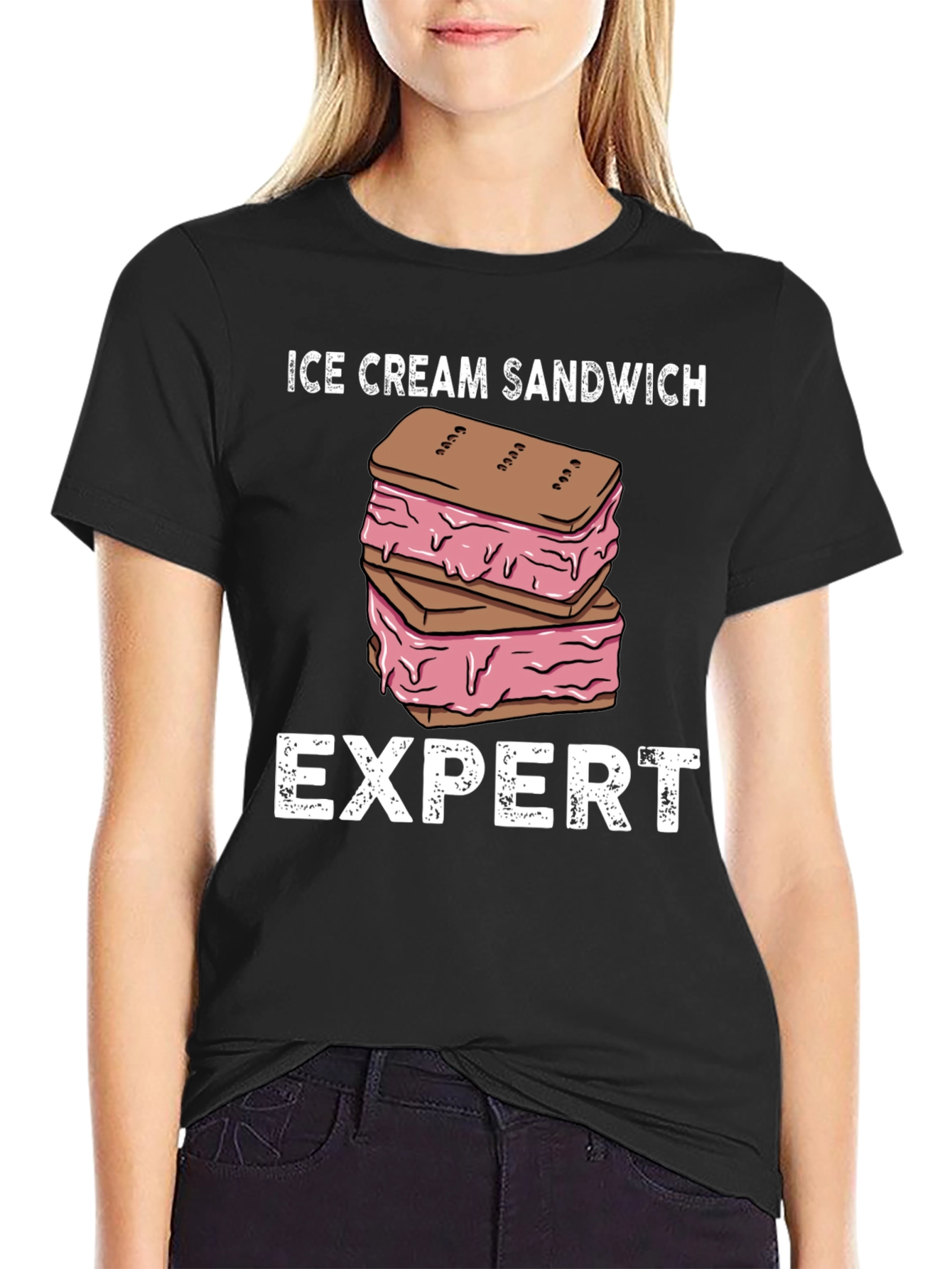 Ice Cream Sandwich Expert Graphic T-Shirt
