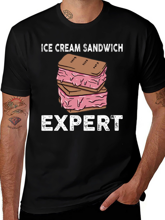 Ice Cream Sandwich Expert Graphic T-Shirt