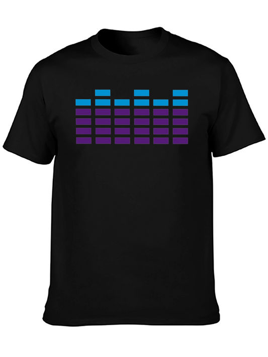 Retro Equalizer T-Shirt - Stylish Graphic Tee