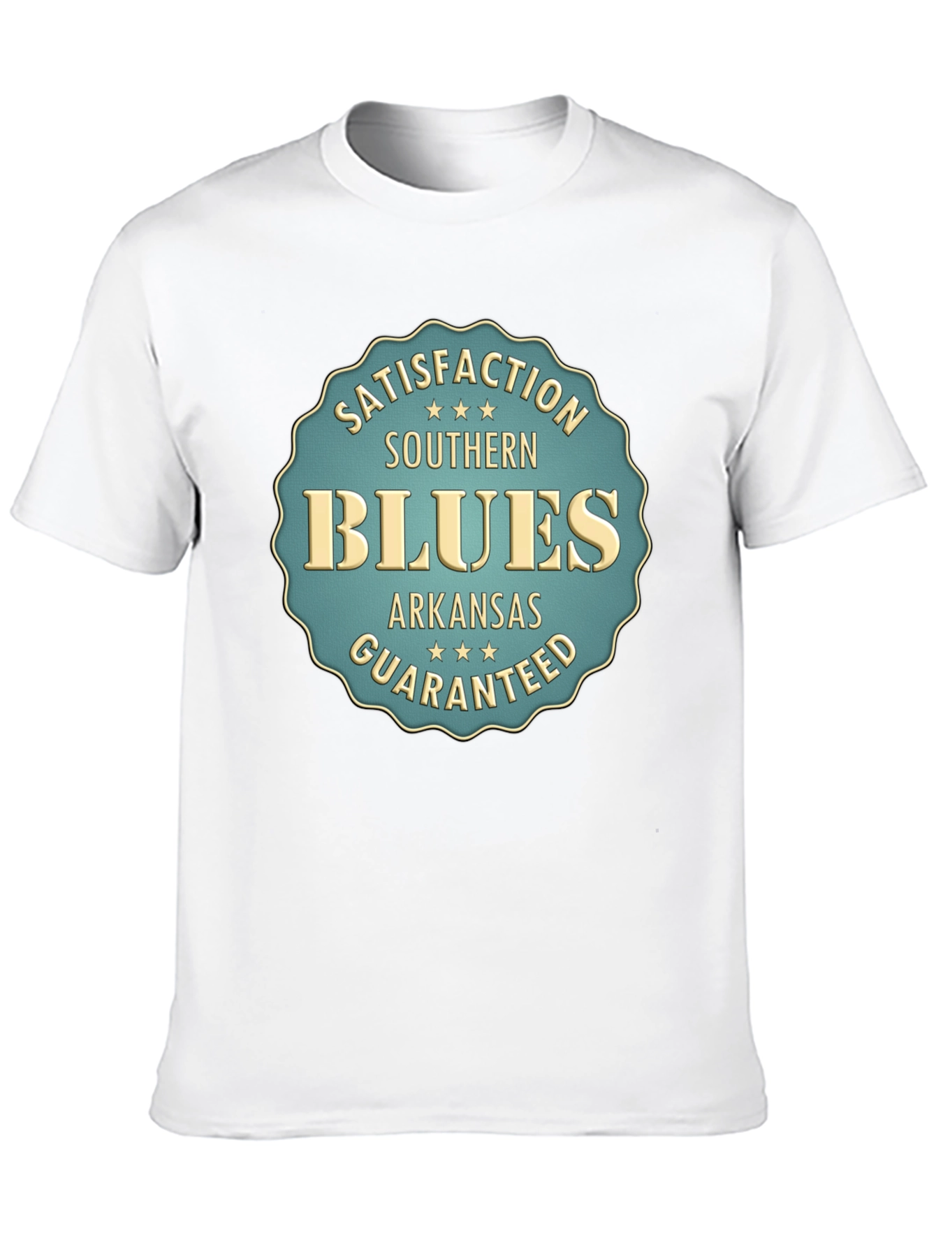 Southern Blues Tee - Arkansas Satisfaction Guaranteed