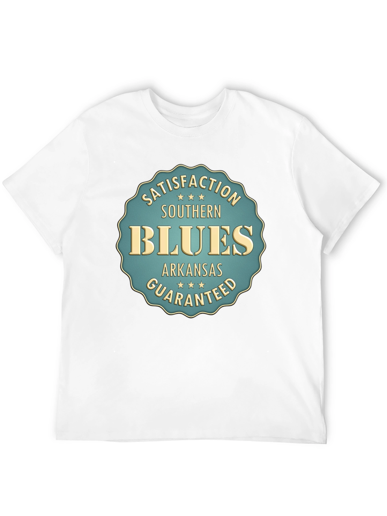 Southern Blues Tee - Arkansas Satisfaction Guaranteed