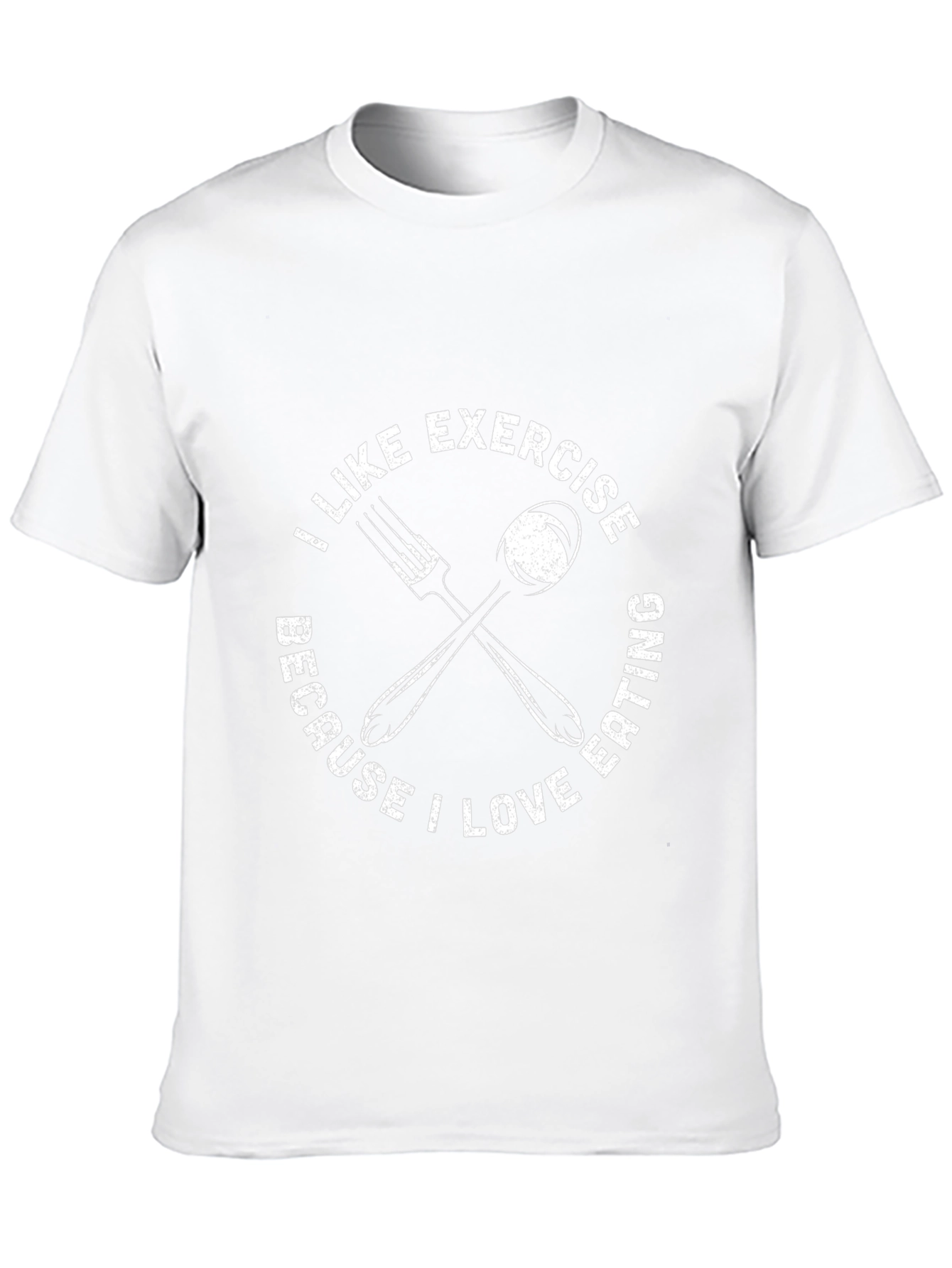 Funny Exercise Eating T-Shirt