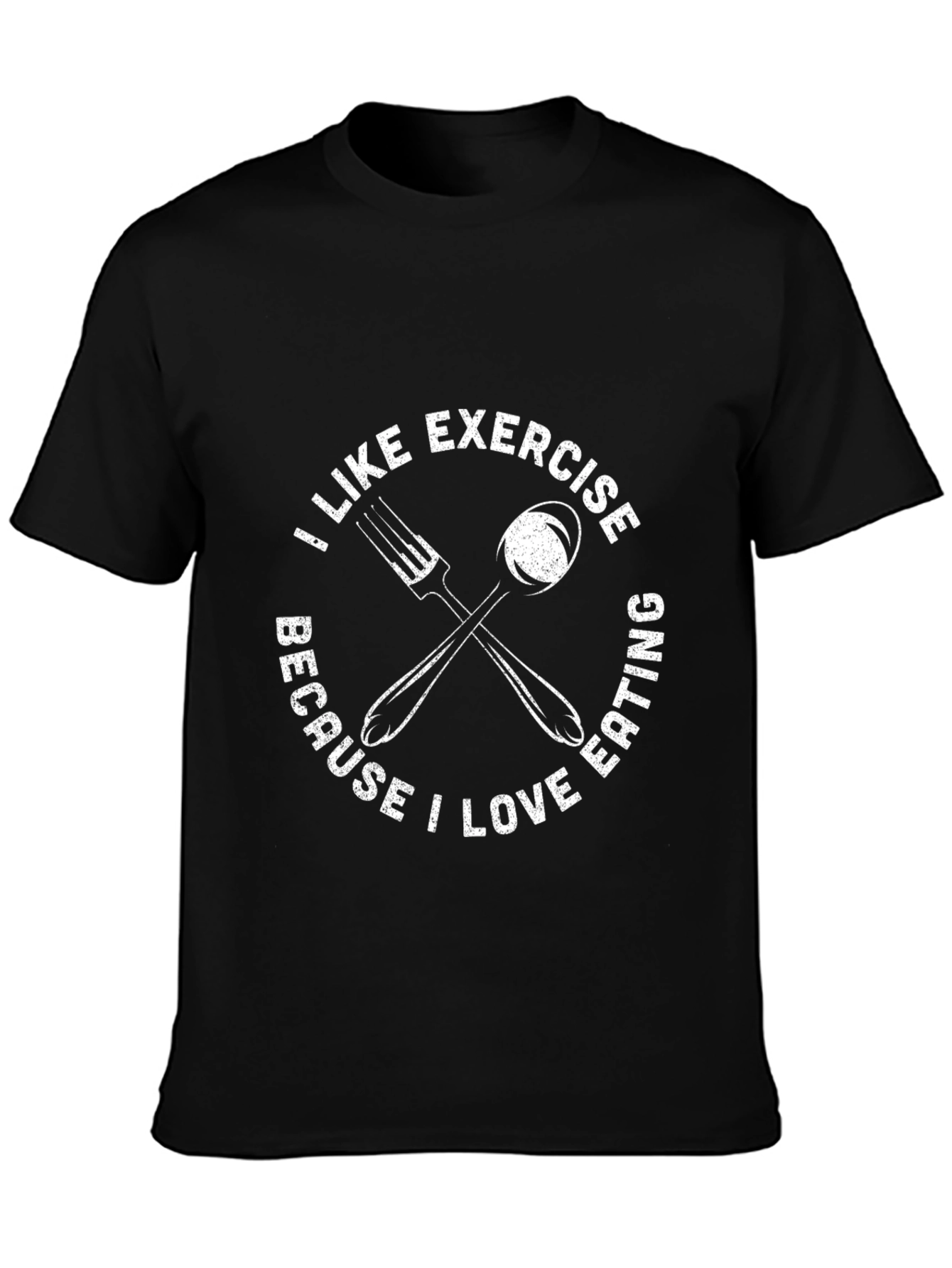 Funny Exercise Eating T-Shirt