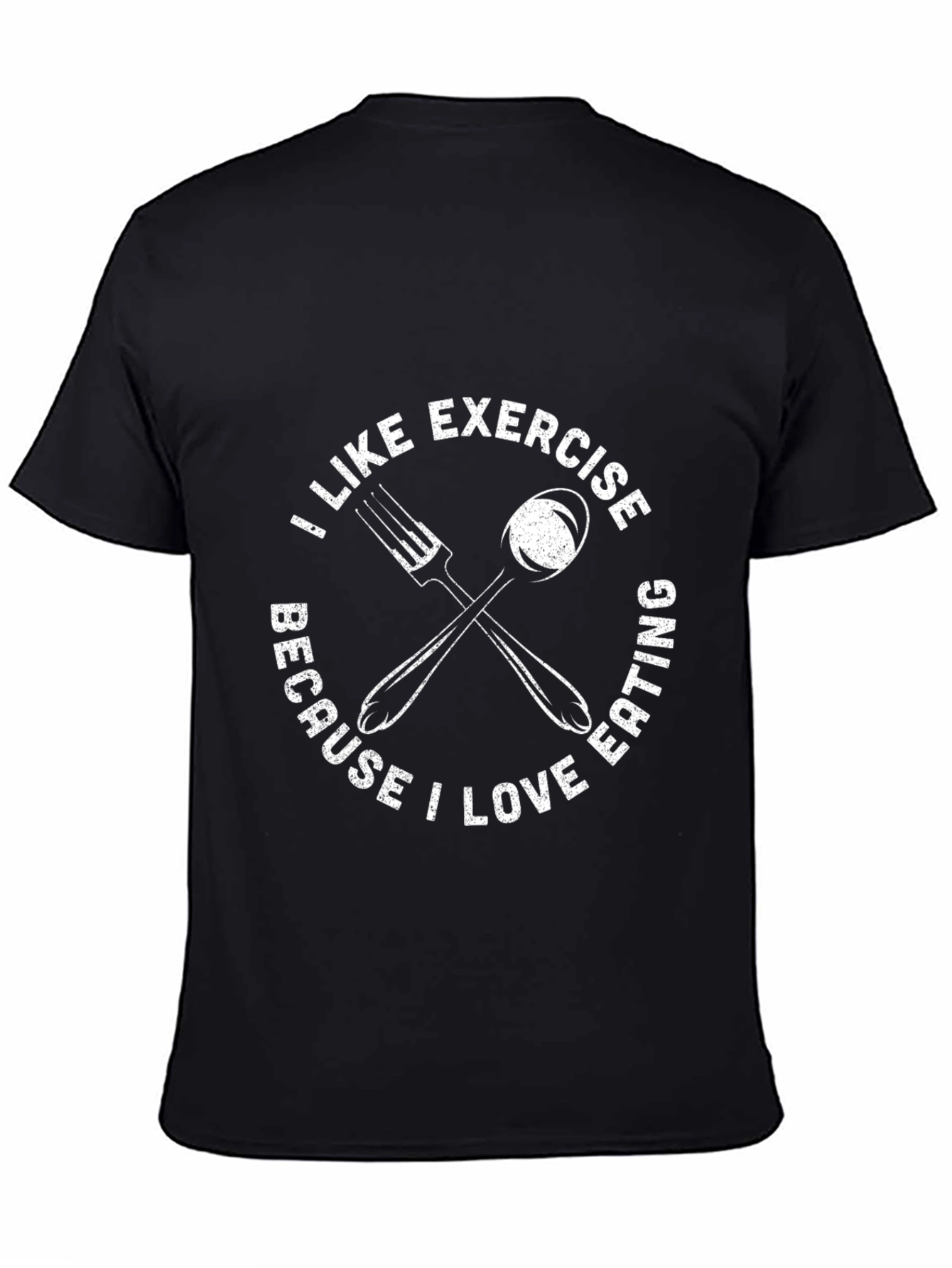 Funny Exercise Eating T-Shirt