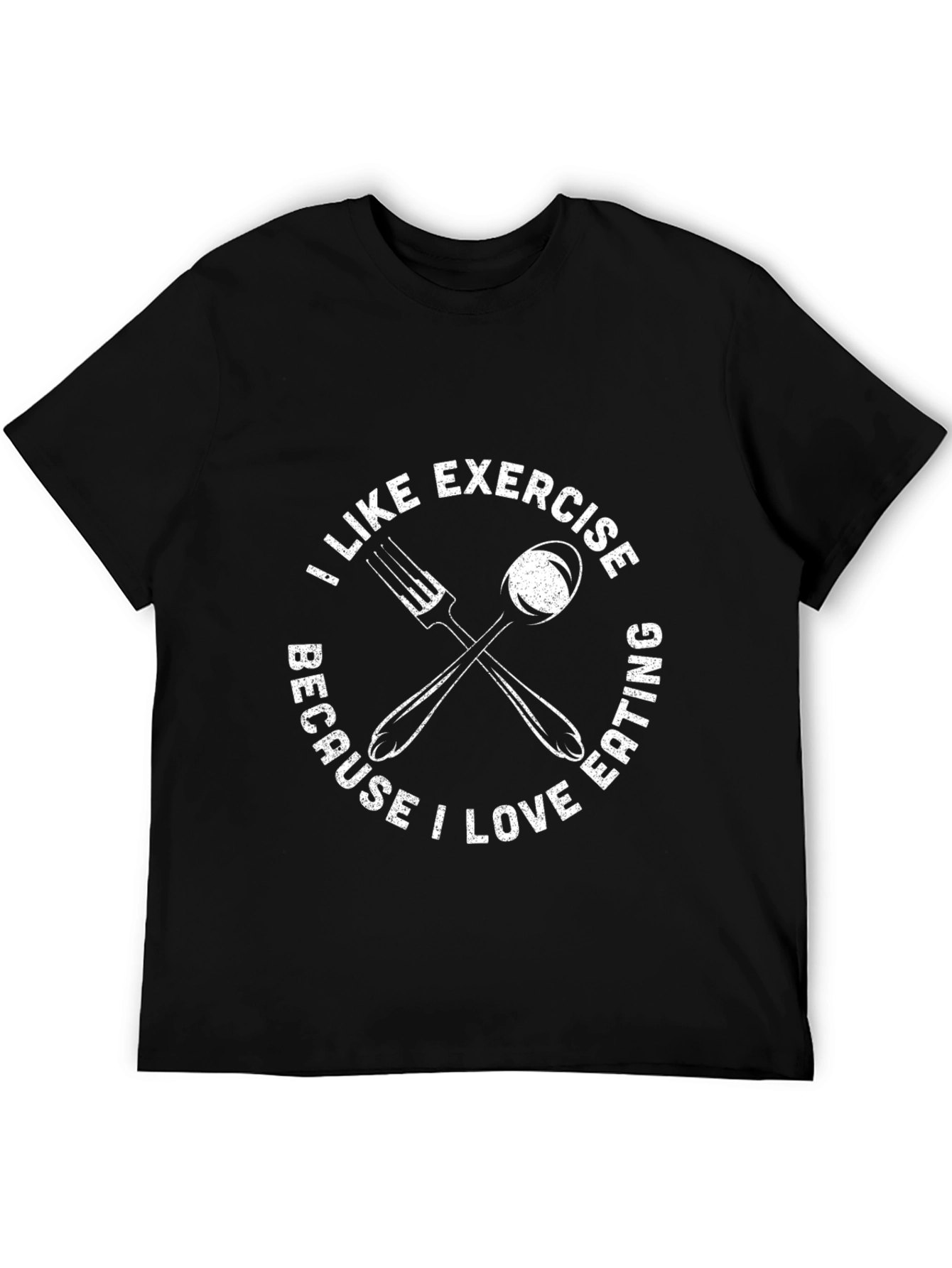 Funny Exercise Eating T-Shirt