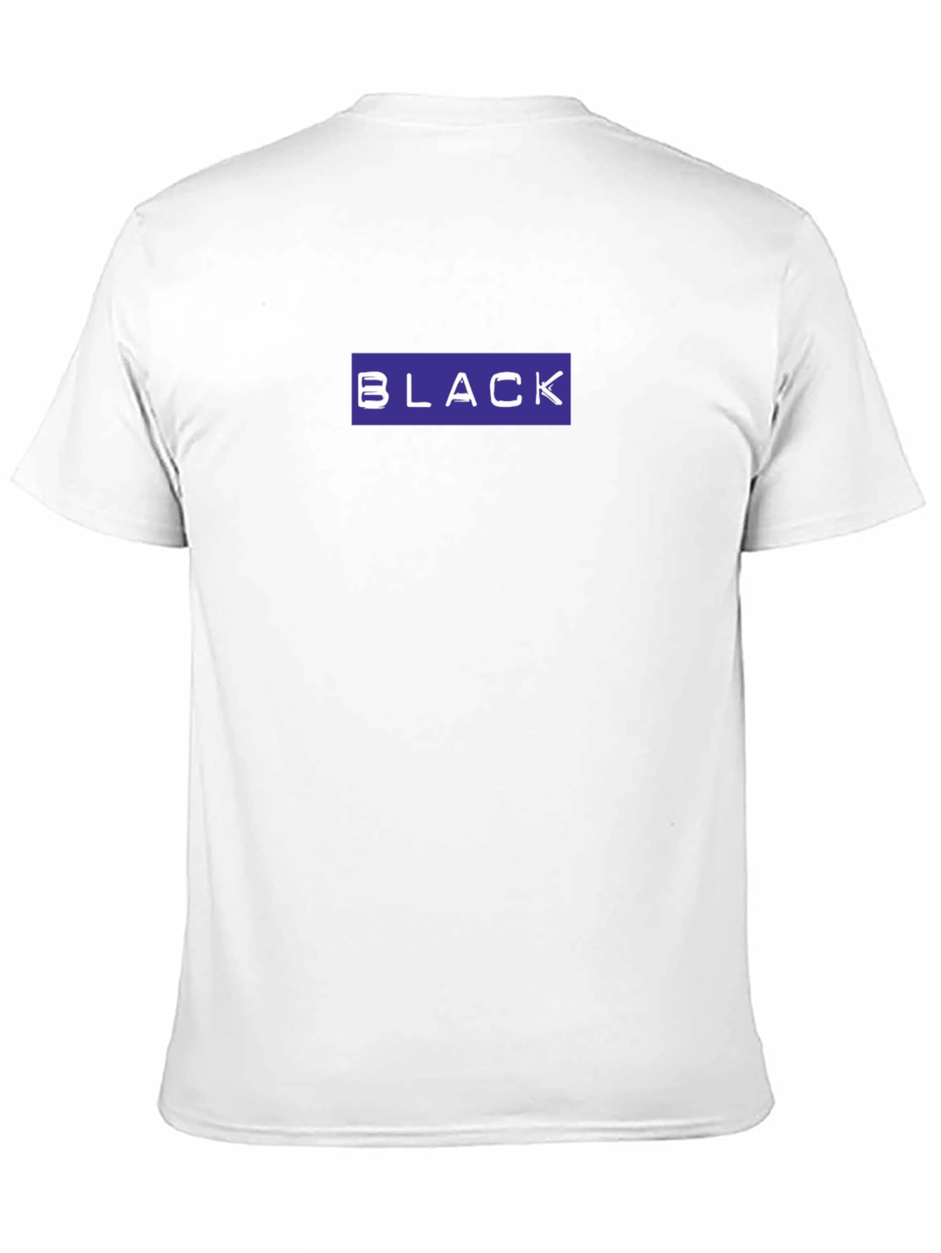 Black T-Shirt With Blue Highlight