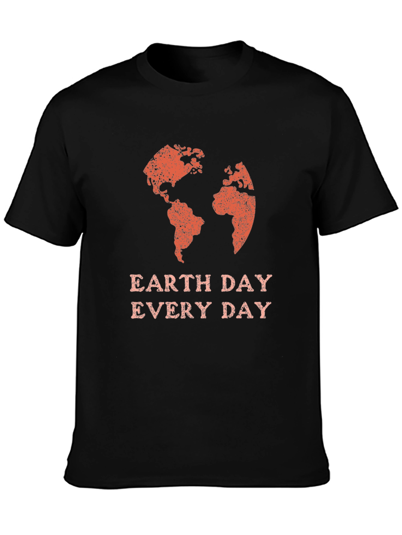 Earth Day Every Day Graphic Tee - Black