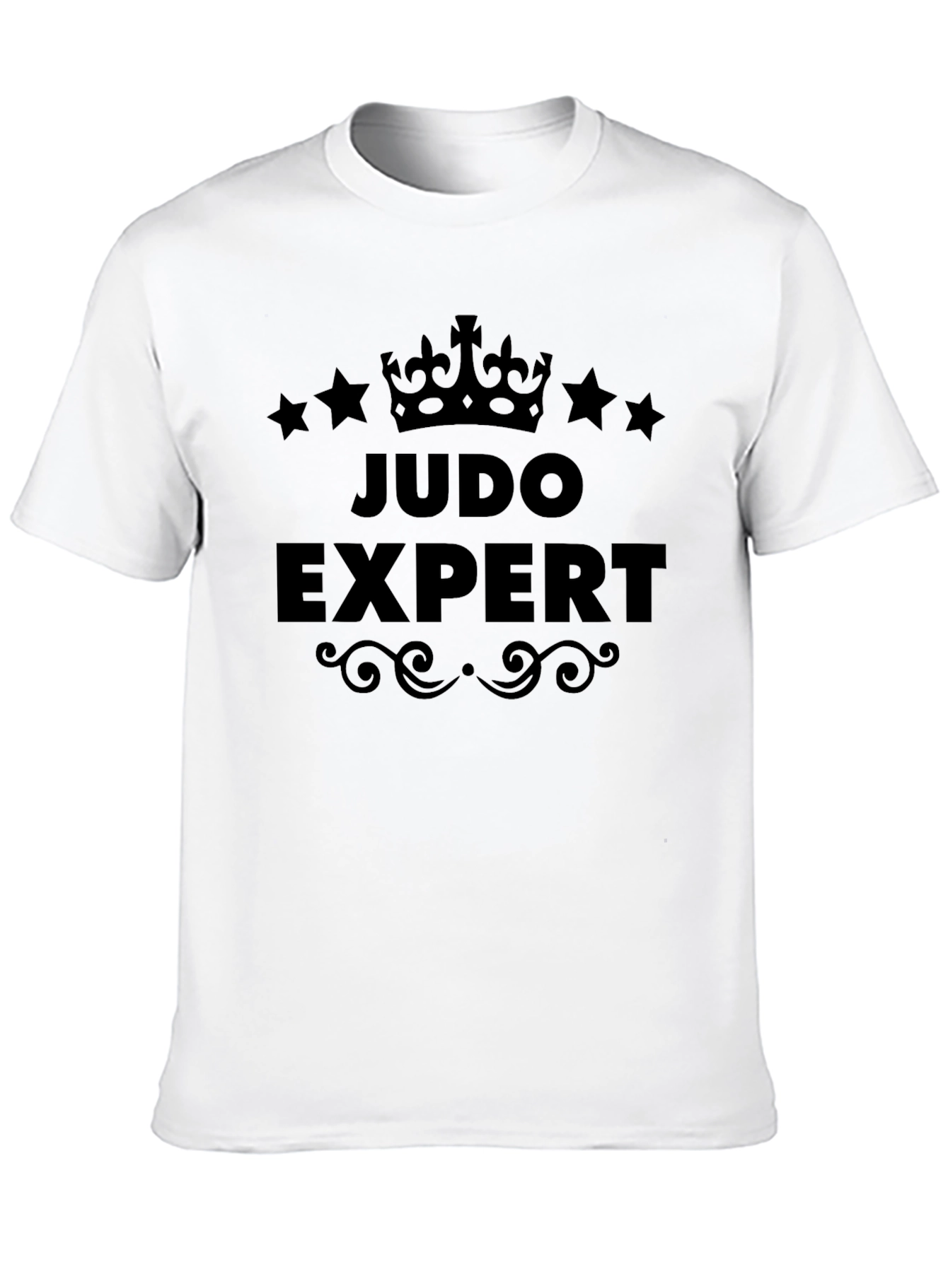 Judo Expert Black Graphic T-Shirt