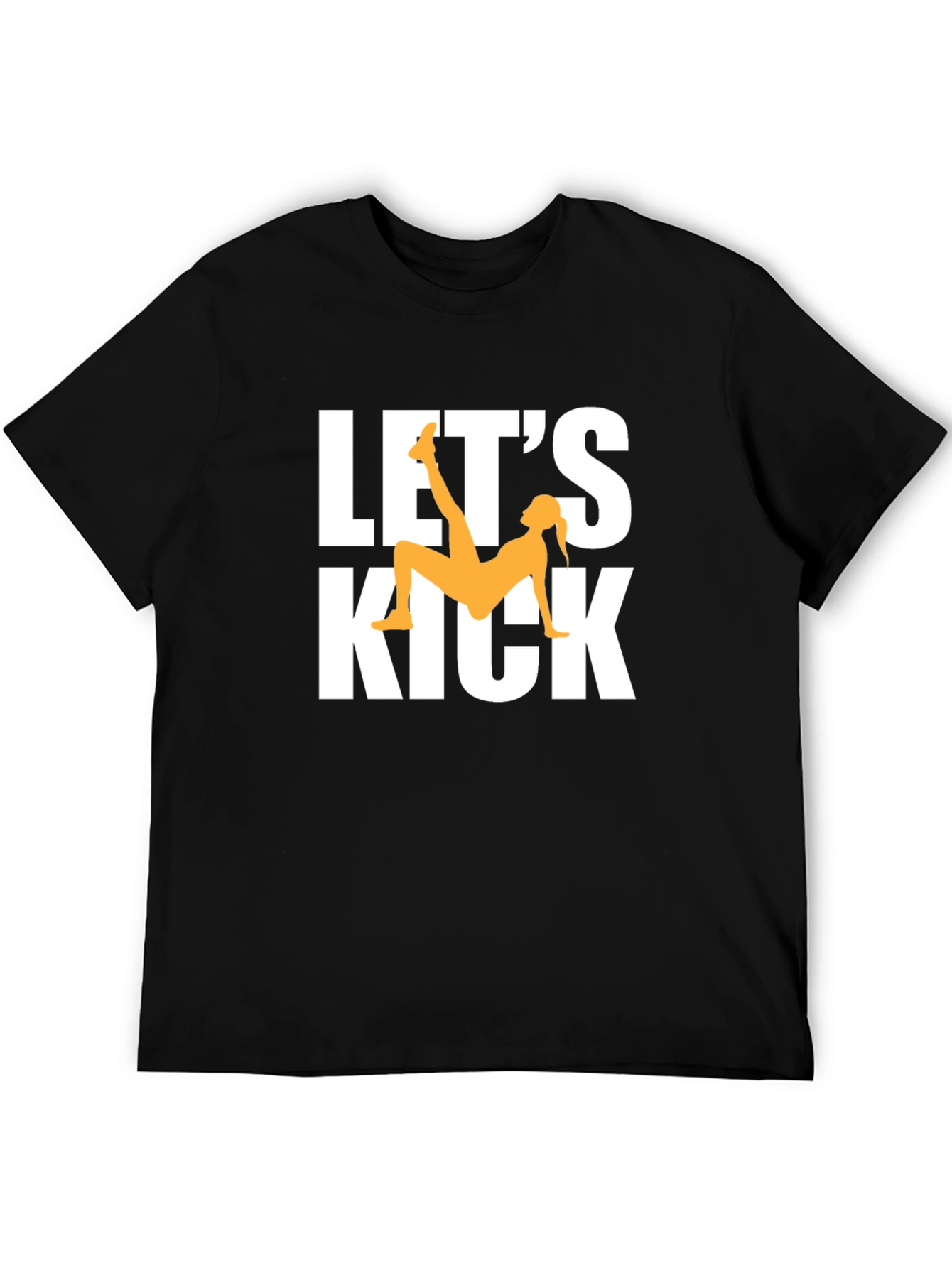Lets Kick Graphic Tee - Unisex Black T-Shirt