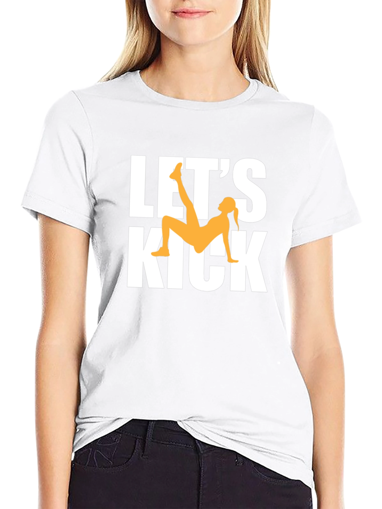 Lets Kick Graphic Tee - Unisex Black T-Shirt