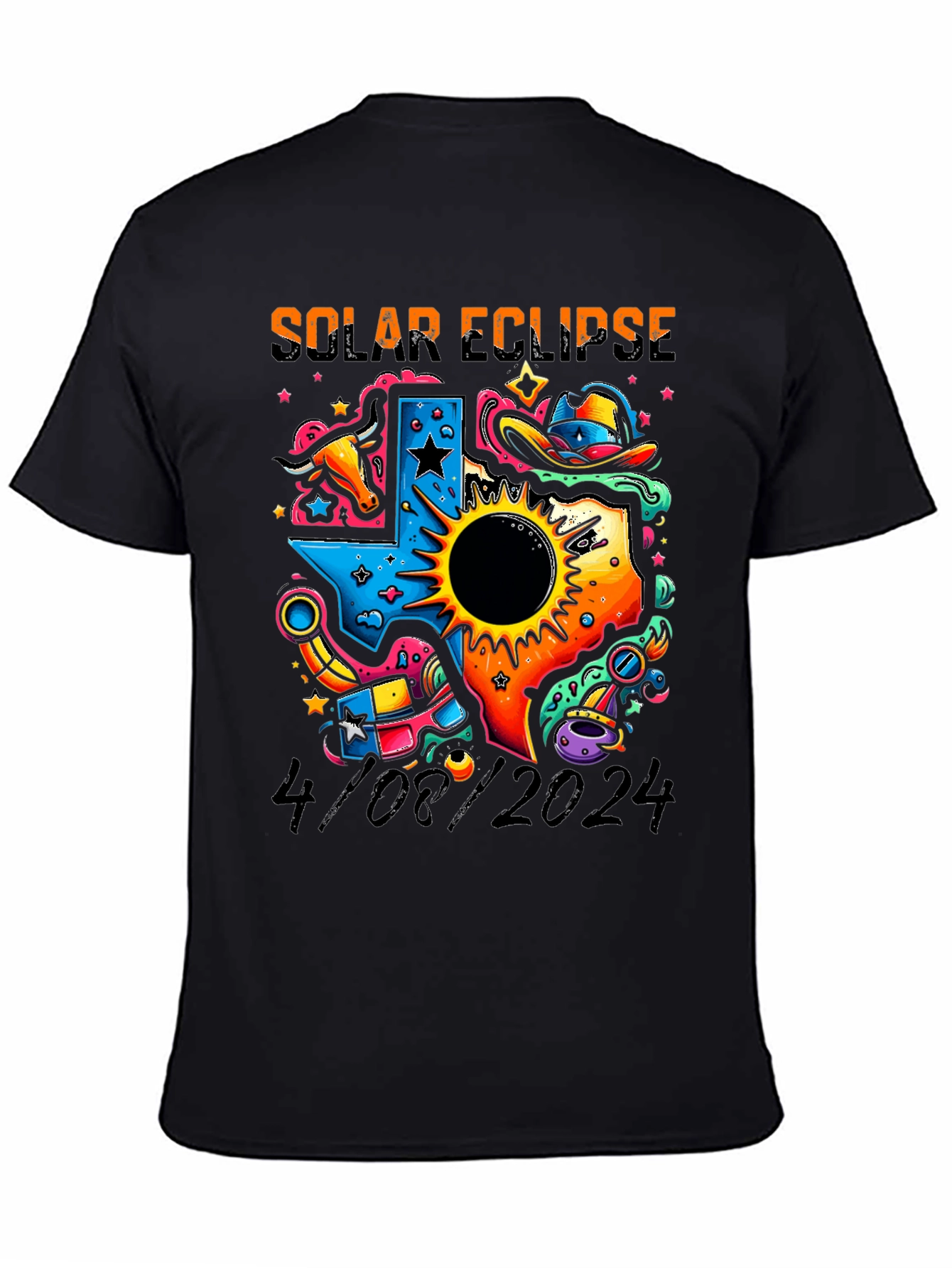 Texas Solar Eclipse 2024 T-Shirt