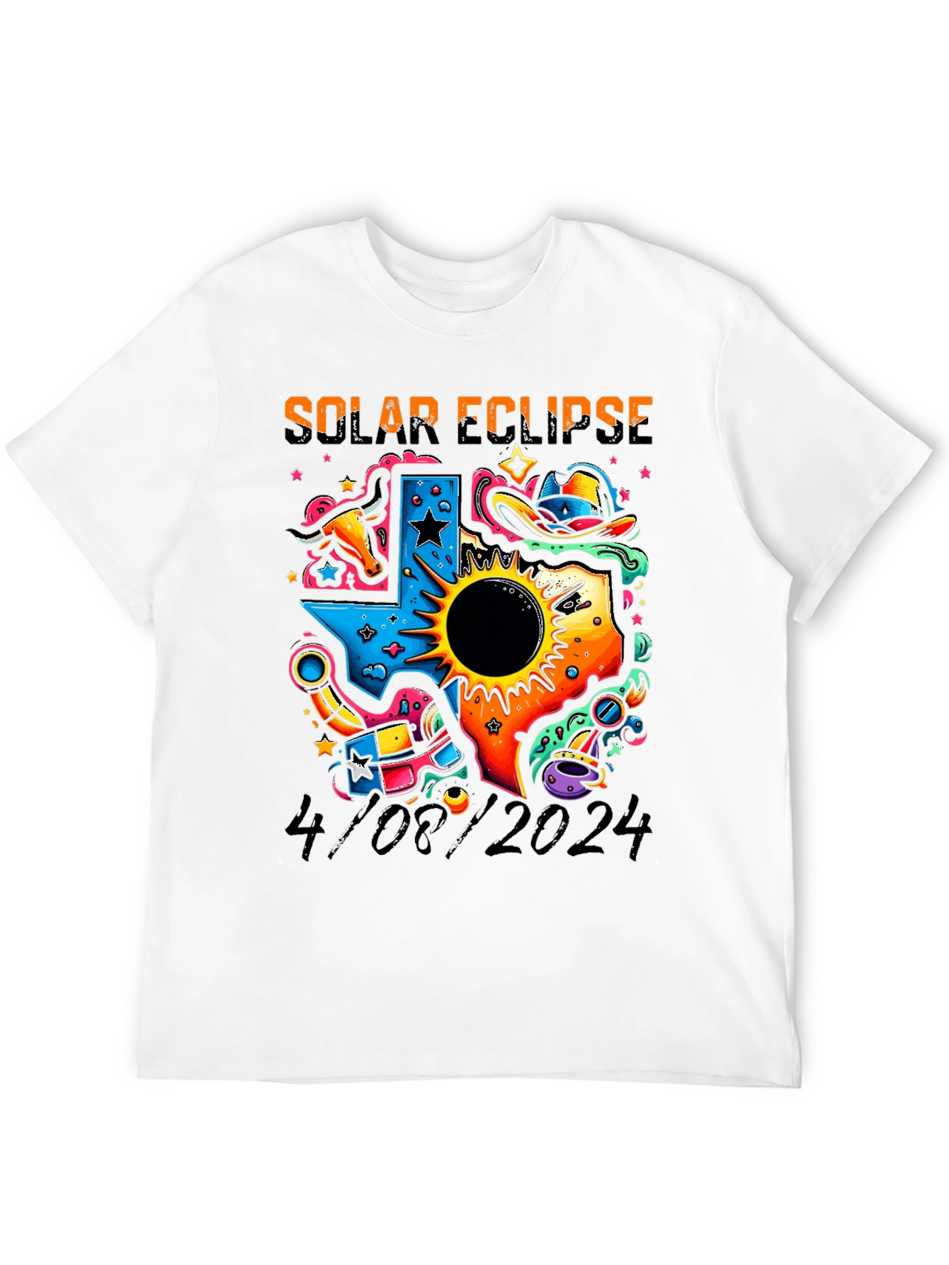 Texas Solar Eclipse 2024 T-Shirt