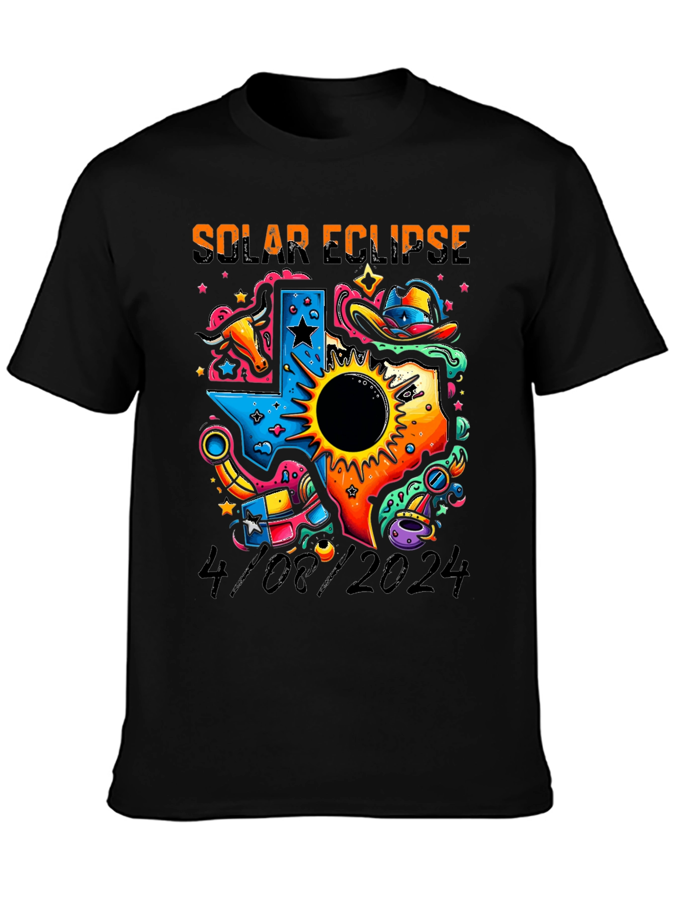 Texas Solar Eclipse 2024 T-Shirt