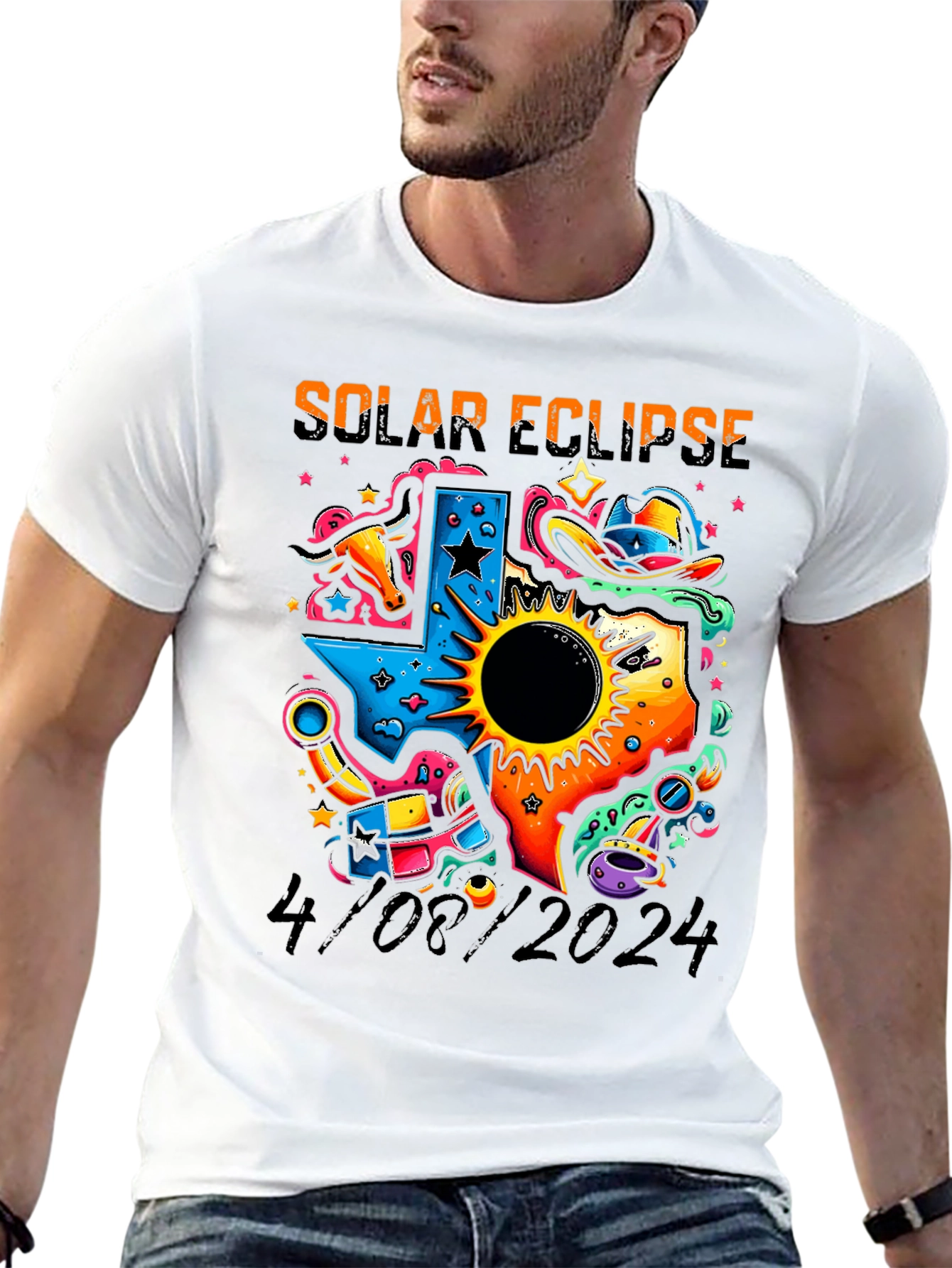 Texas Solar Eclipse 2024 T-Shirt