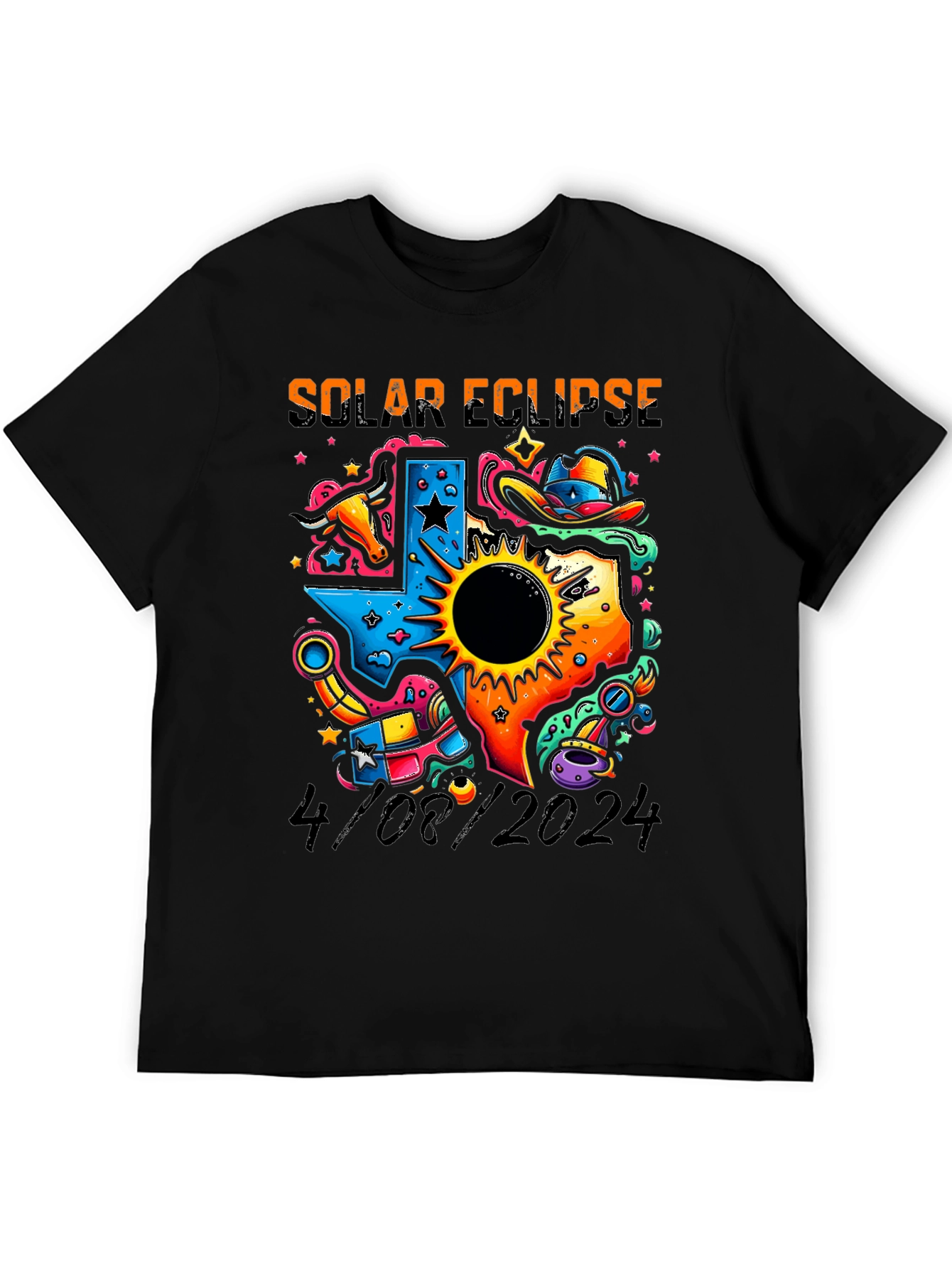 Texas Solar Eclipse 2024 T-Shirt