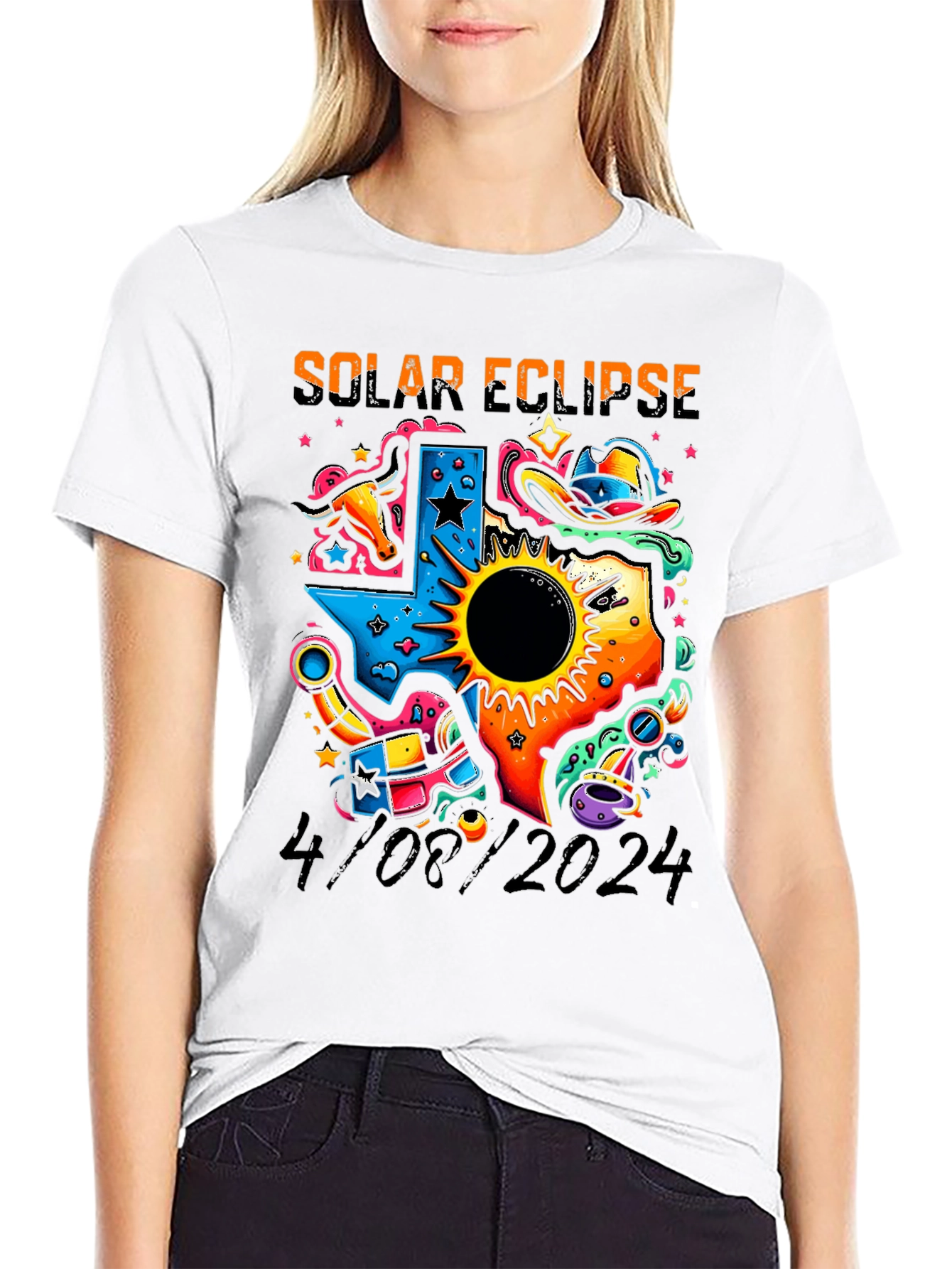 Texas Solar Eclipse 2024 T-Shirt