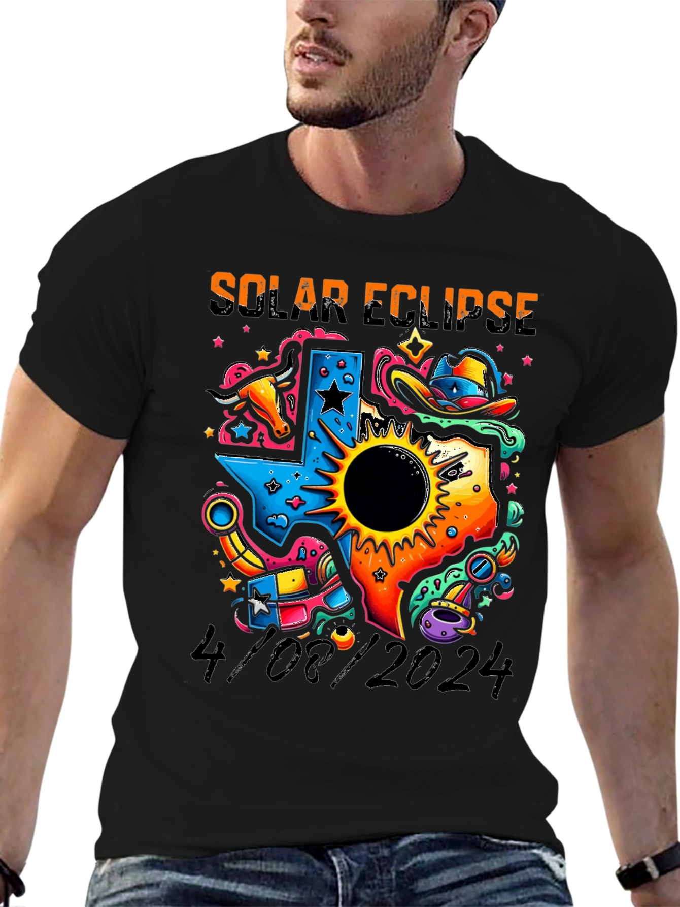 Texas Solar Eclipse 2024 T-Shirt