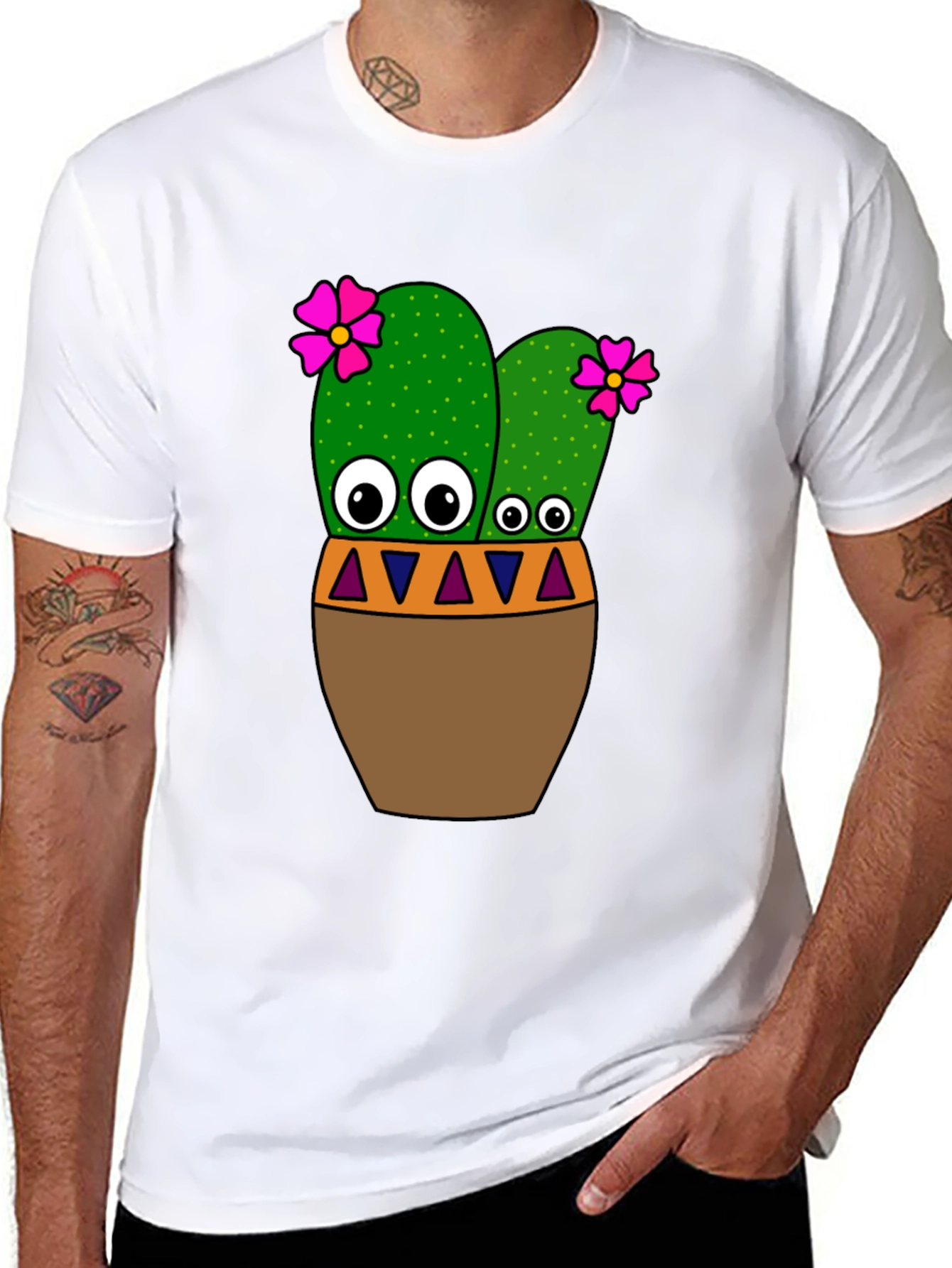 Cactus Flower Tee - Fun Desert Plant Shirt