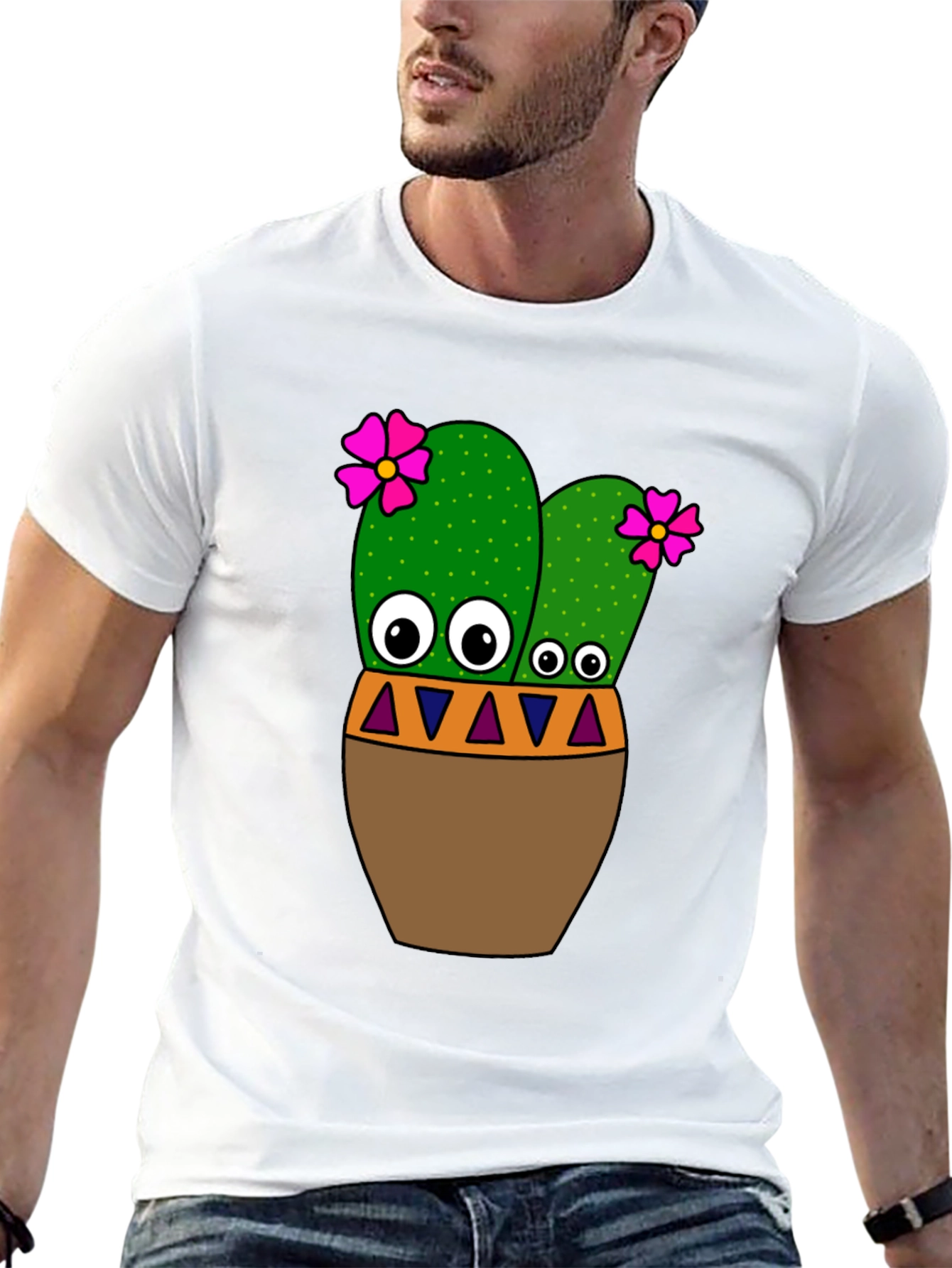 Cactus Flower Tee - Fun Desert Plant Shirt