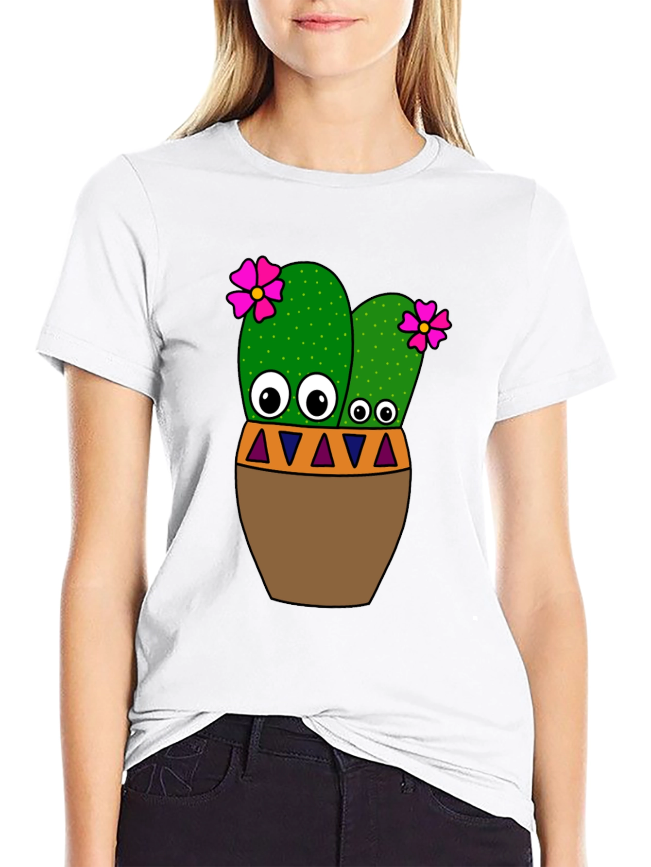 Cactus Flower Tee - Fun Desert Plant Shirt