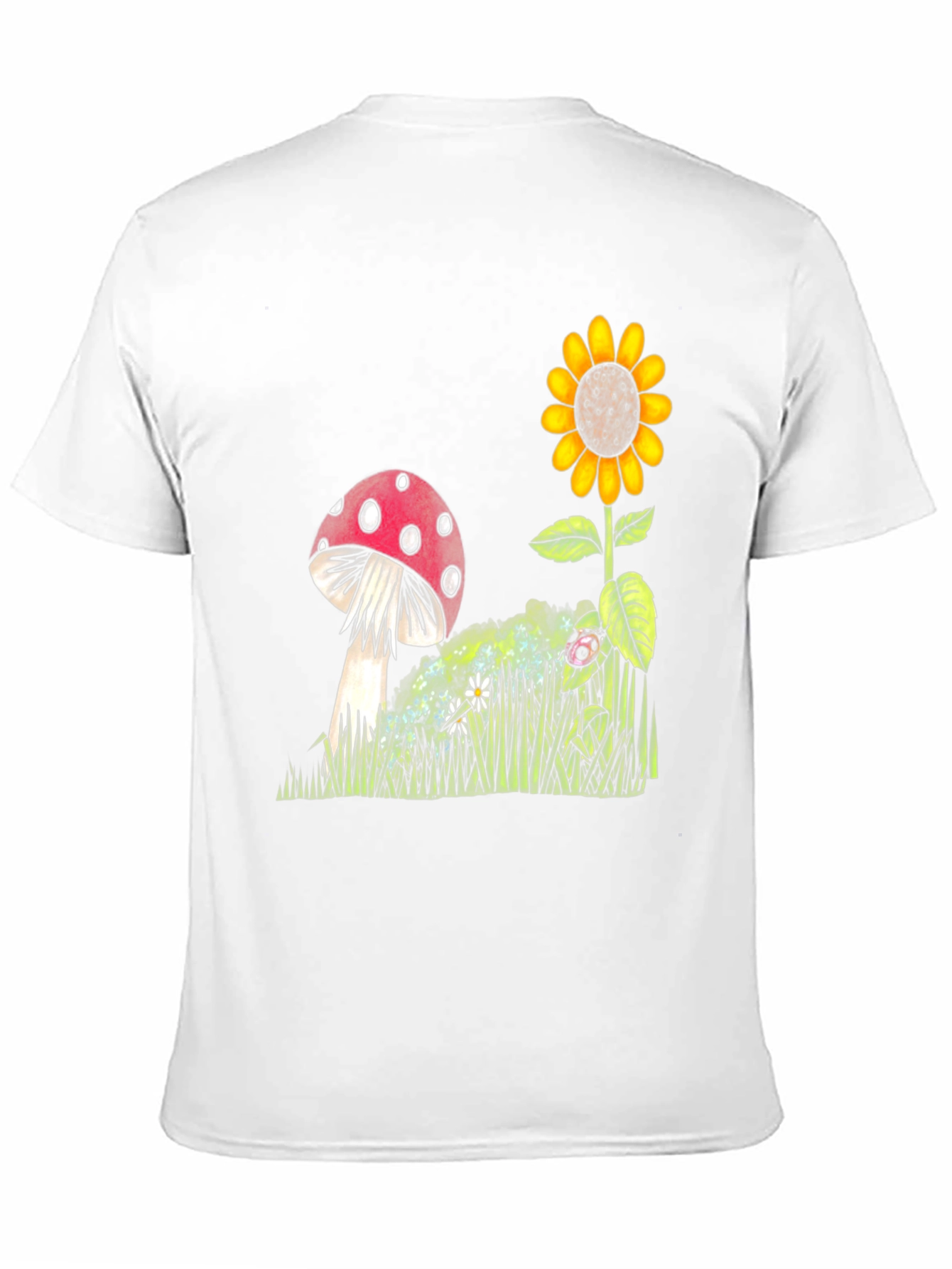 Mushroom & Sunflower Graphic Tee