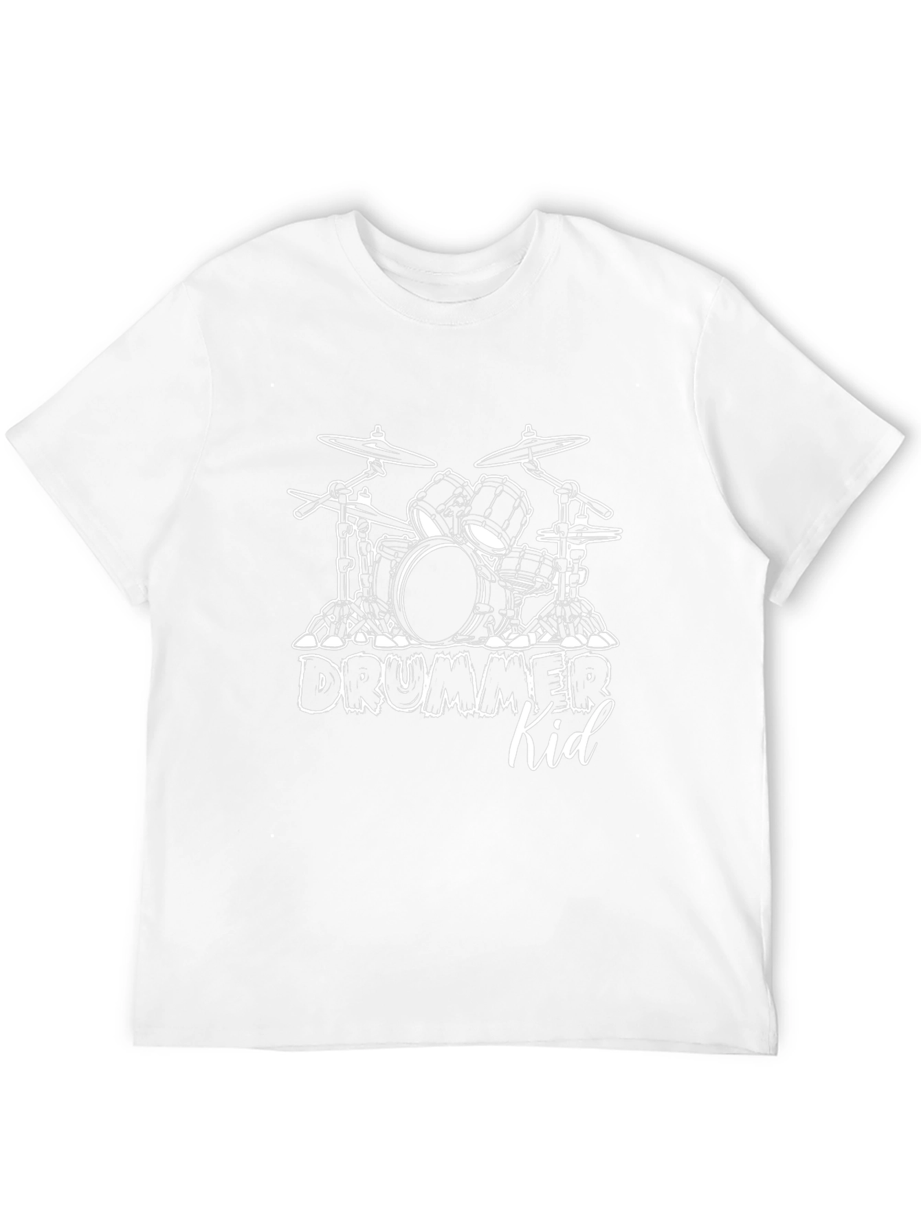 Drummer Kid Graphic Tee - Music Lover T-Shirt