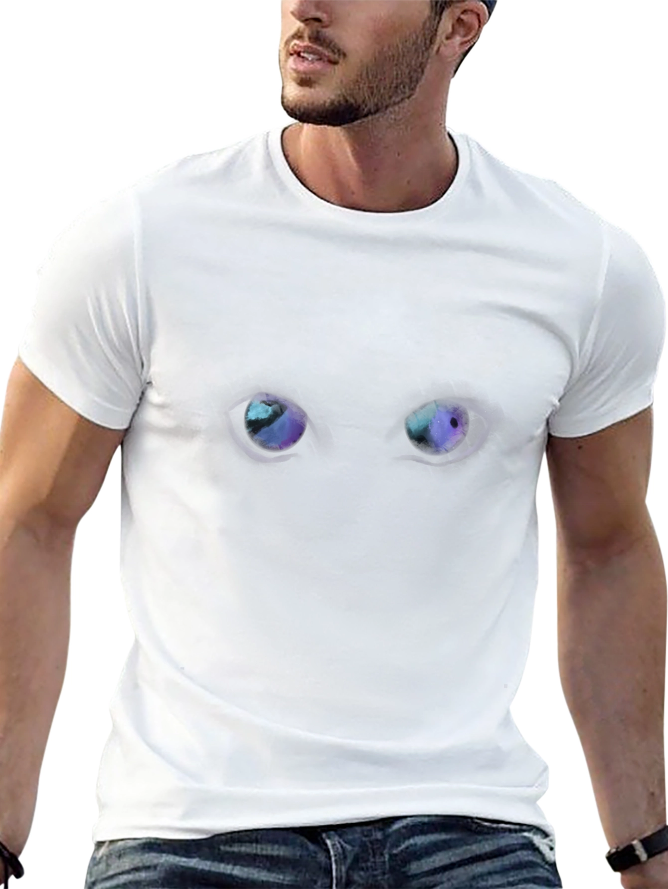 Cosmic Eyes Black T-Shirt