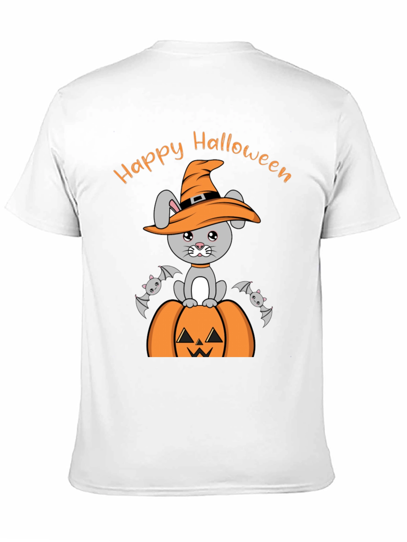 Halloween Bunny Pumpkin T-Shirt