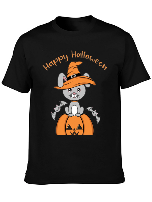 Halloween Bunny Pumpkin T-Shirt