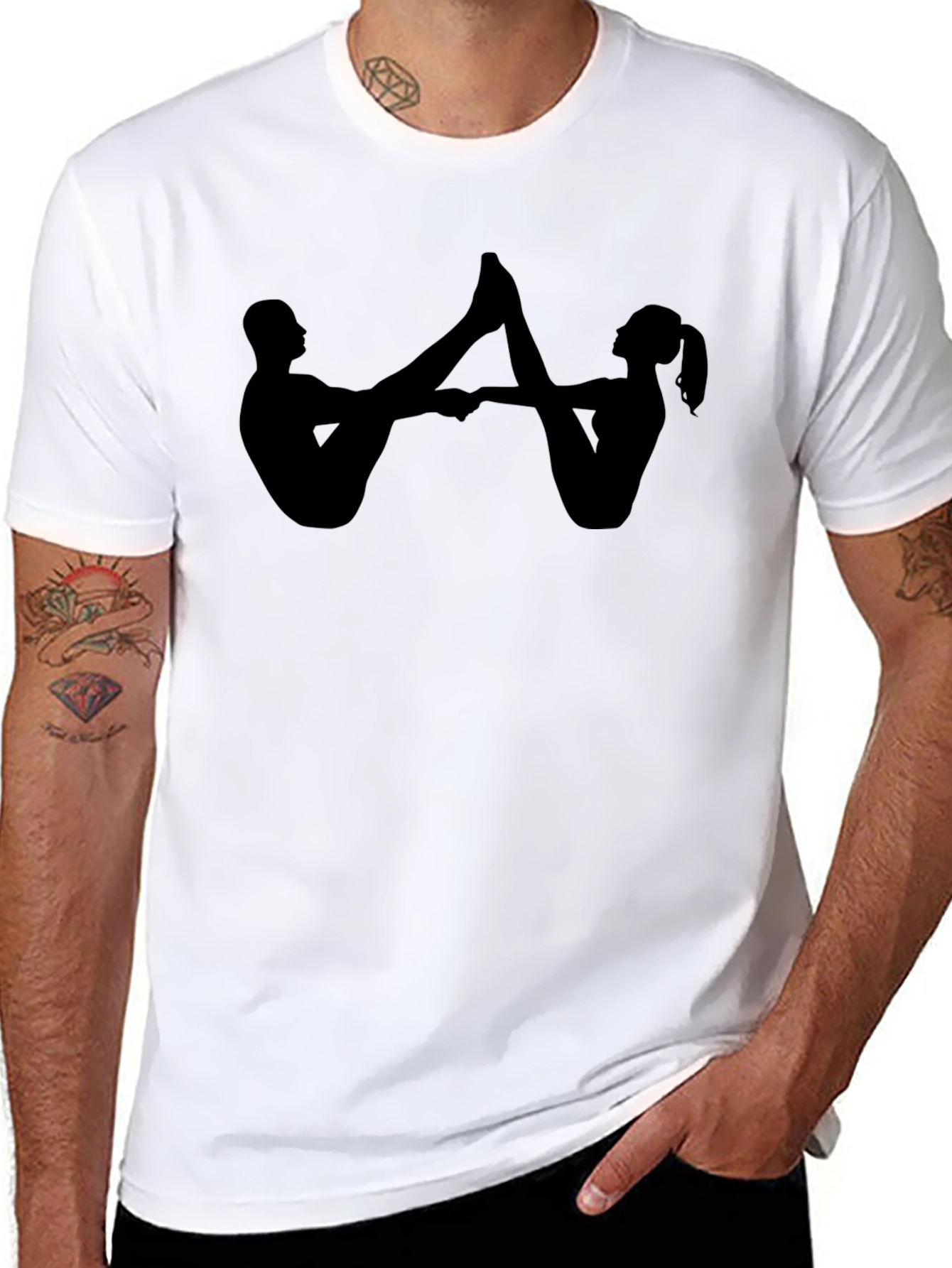 Yoga Acro T-Shirt - Balance & Strength Design