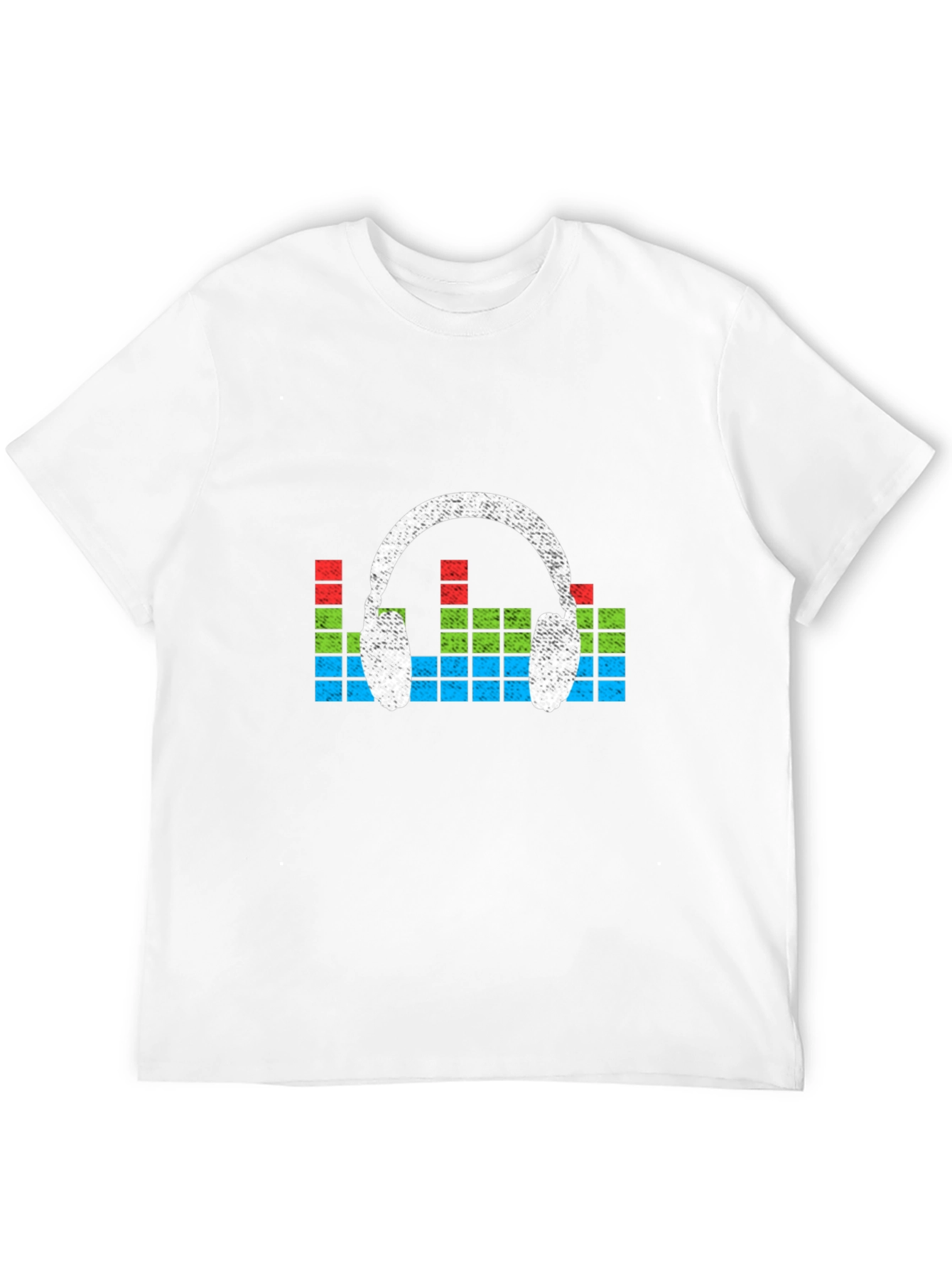 Retro Headphones Graphic T-Shirt - Music Lover Tee