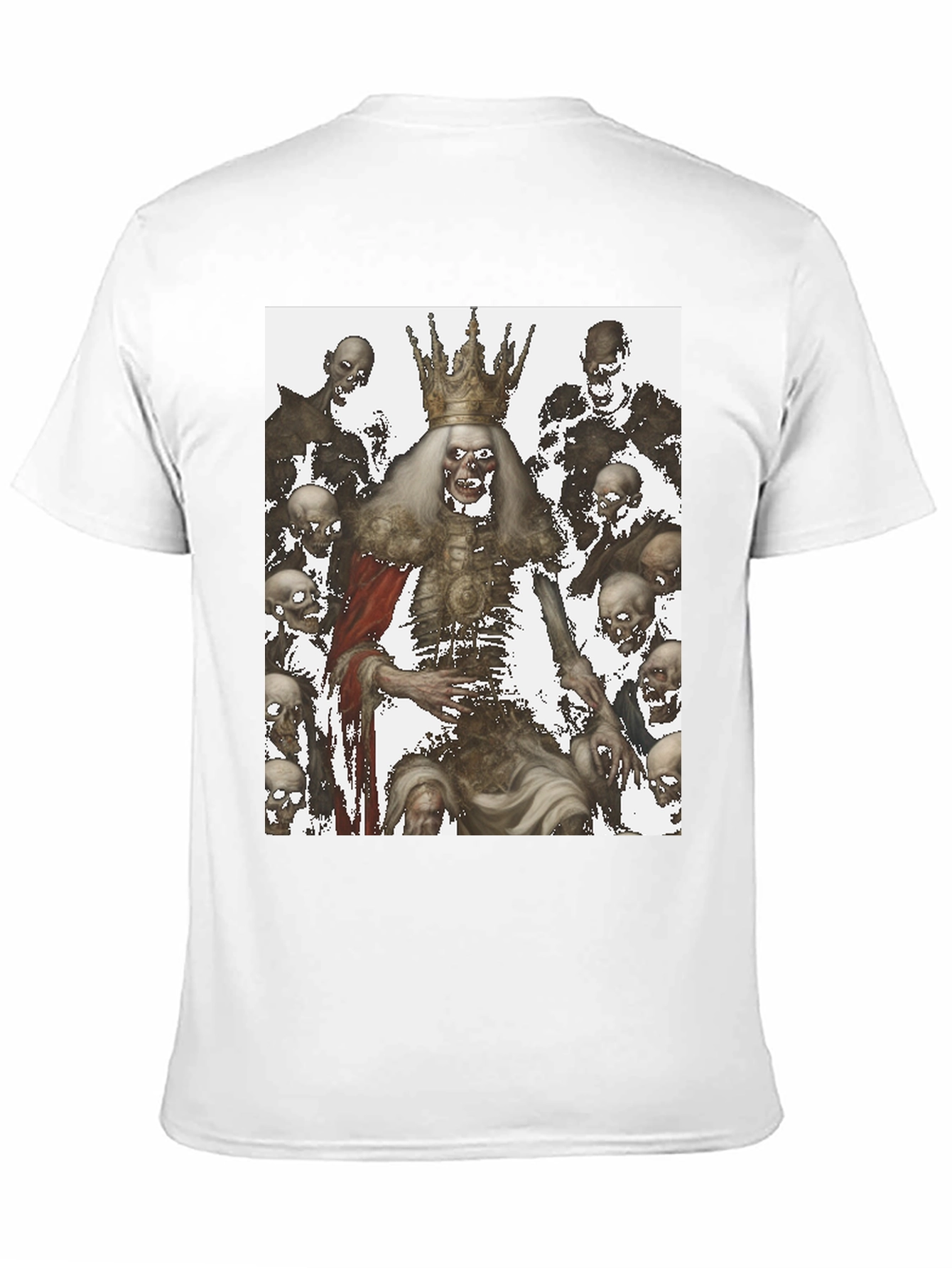 Zombie King Graphic Tee - Dark Humor Fashion