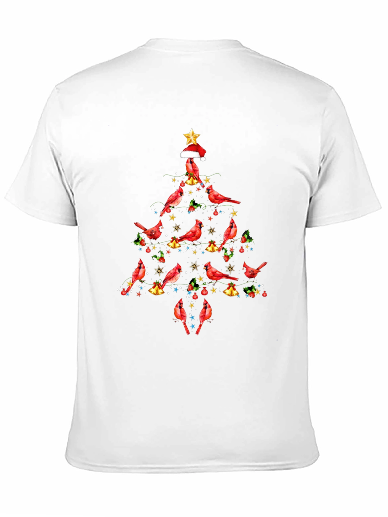 Cardinal Christmas Tree Graphic Tee